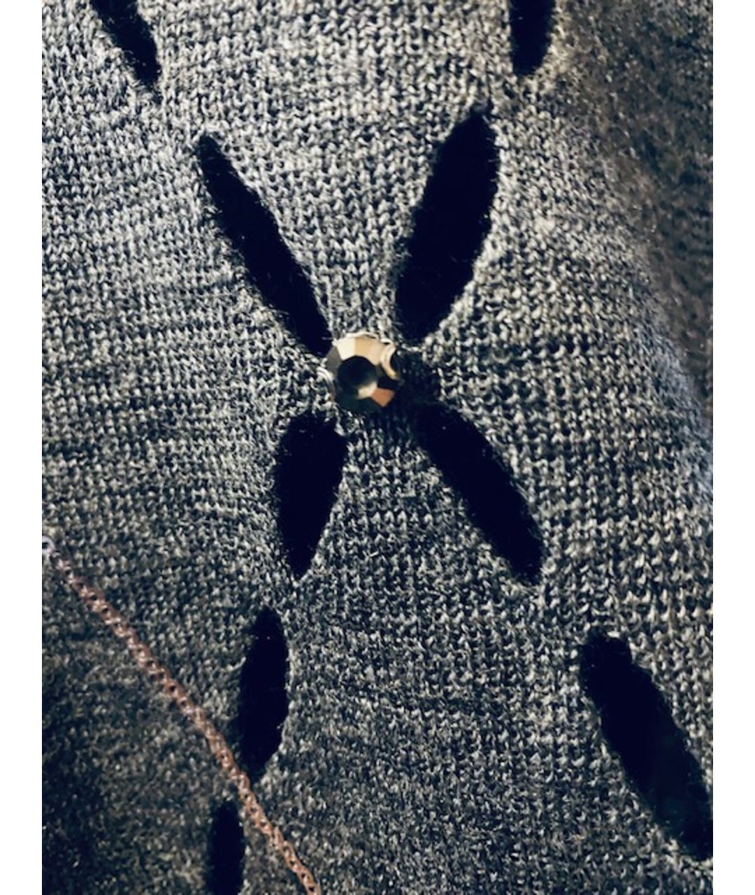 MARIA GRAZIA SEVERI Серый вискозный джемпер / свитер, фото 3