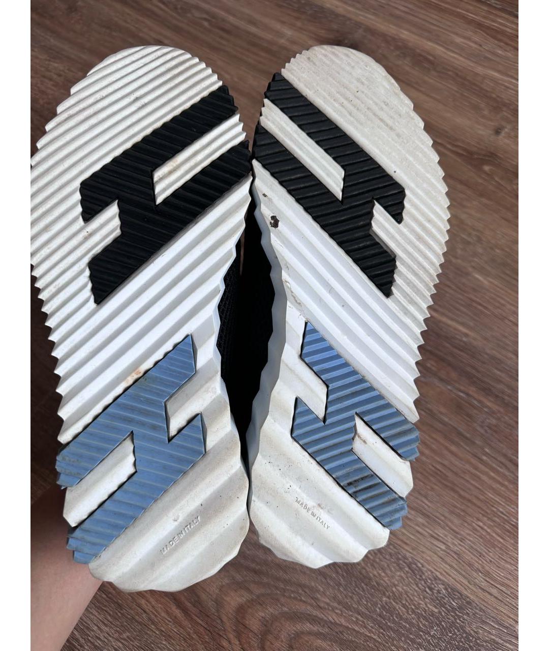 HERMES Черные кроссовки, фото 8