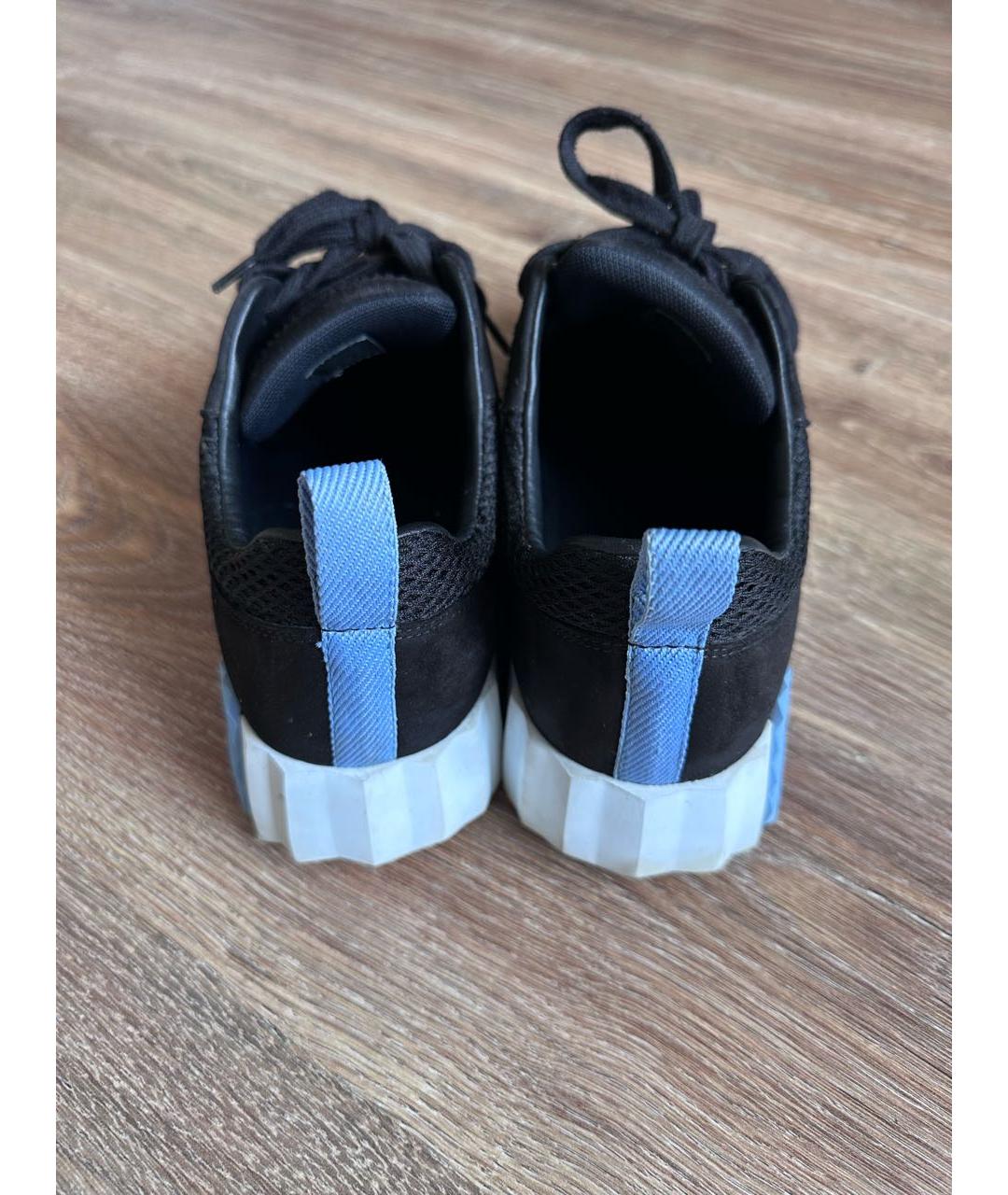 HERMES Черные кроссовки, фото 4