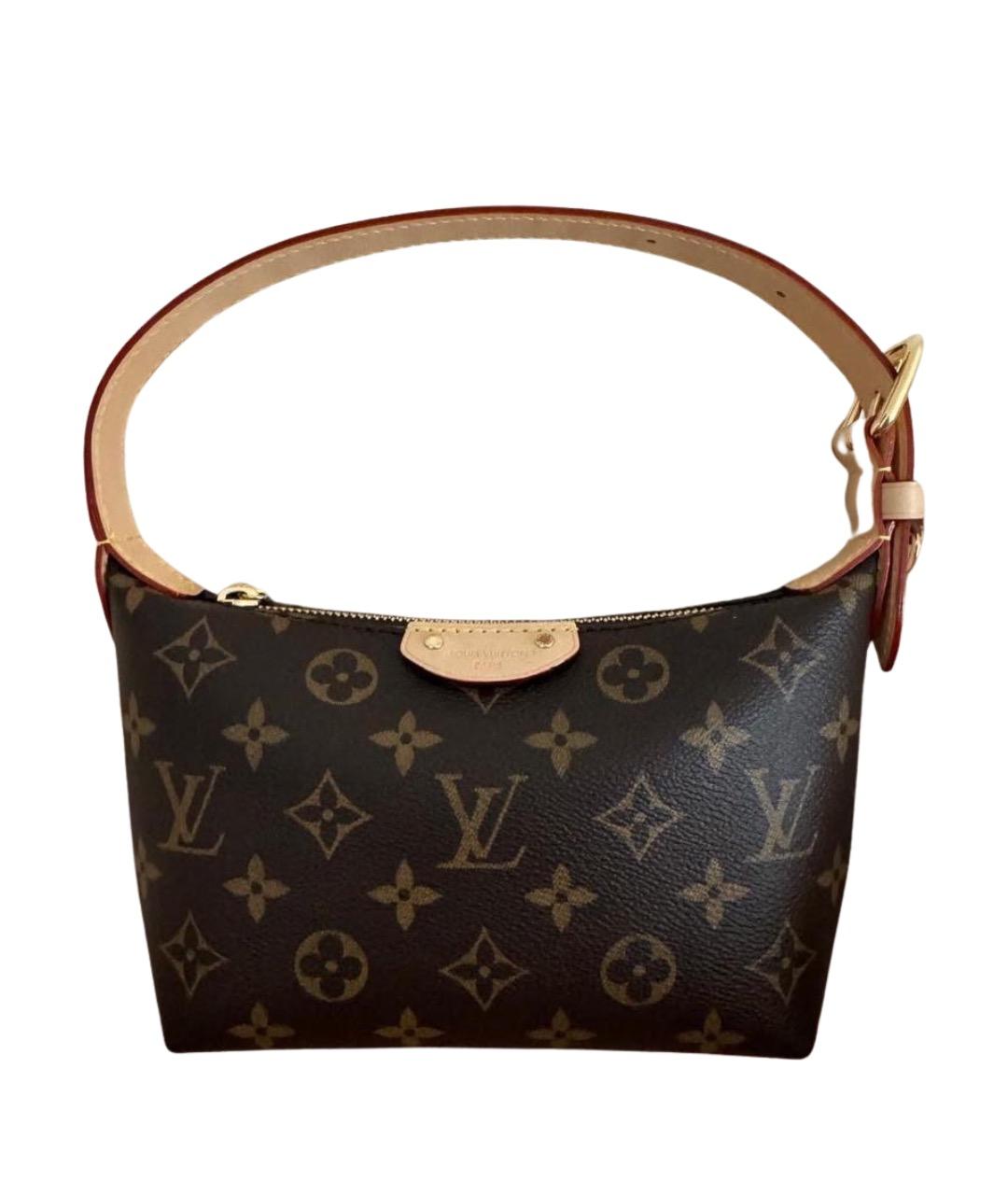 LOUIS VUITTON Коричневая сумка с короткими ручками, фото 1