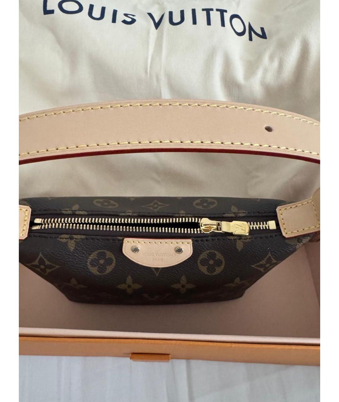 LOUIS VUITTON Коричневая сумка с короткими ручками, фото 4