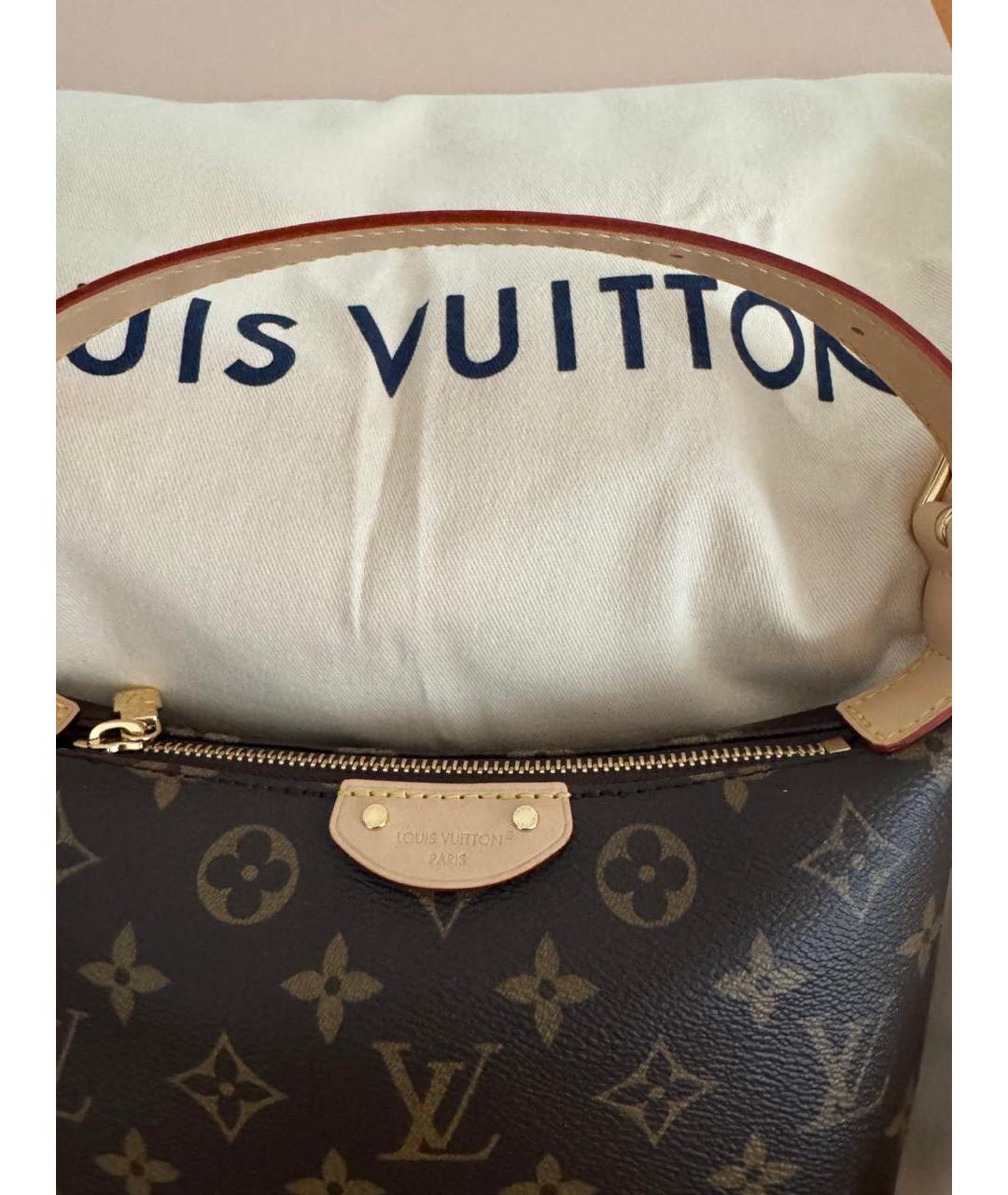 LOUIS VUITTON Коричневая сумка с короткими ручками, фото 3