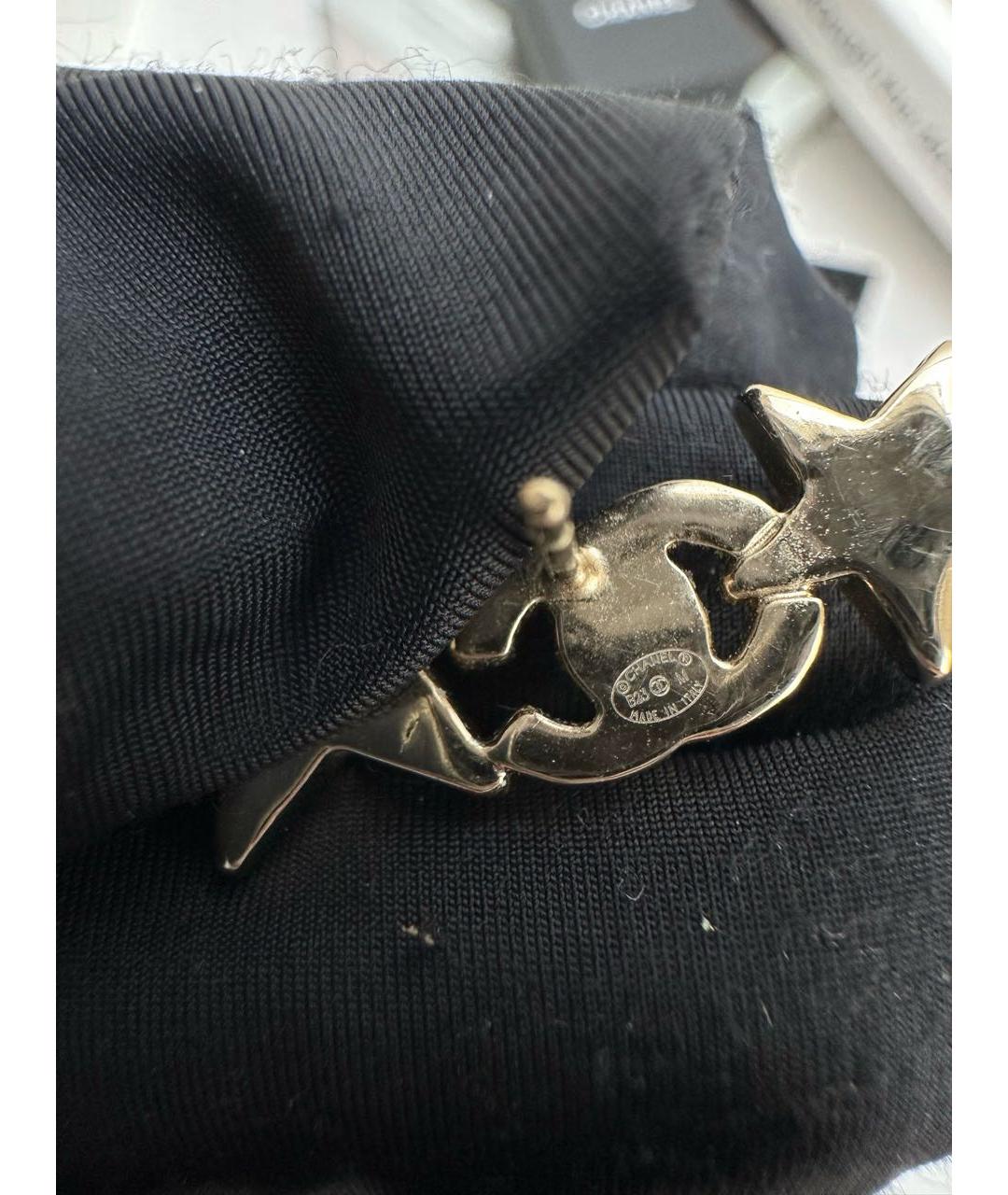 CHANEL Золотые серьги, фото 7