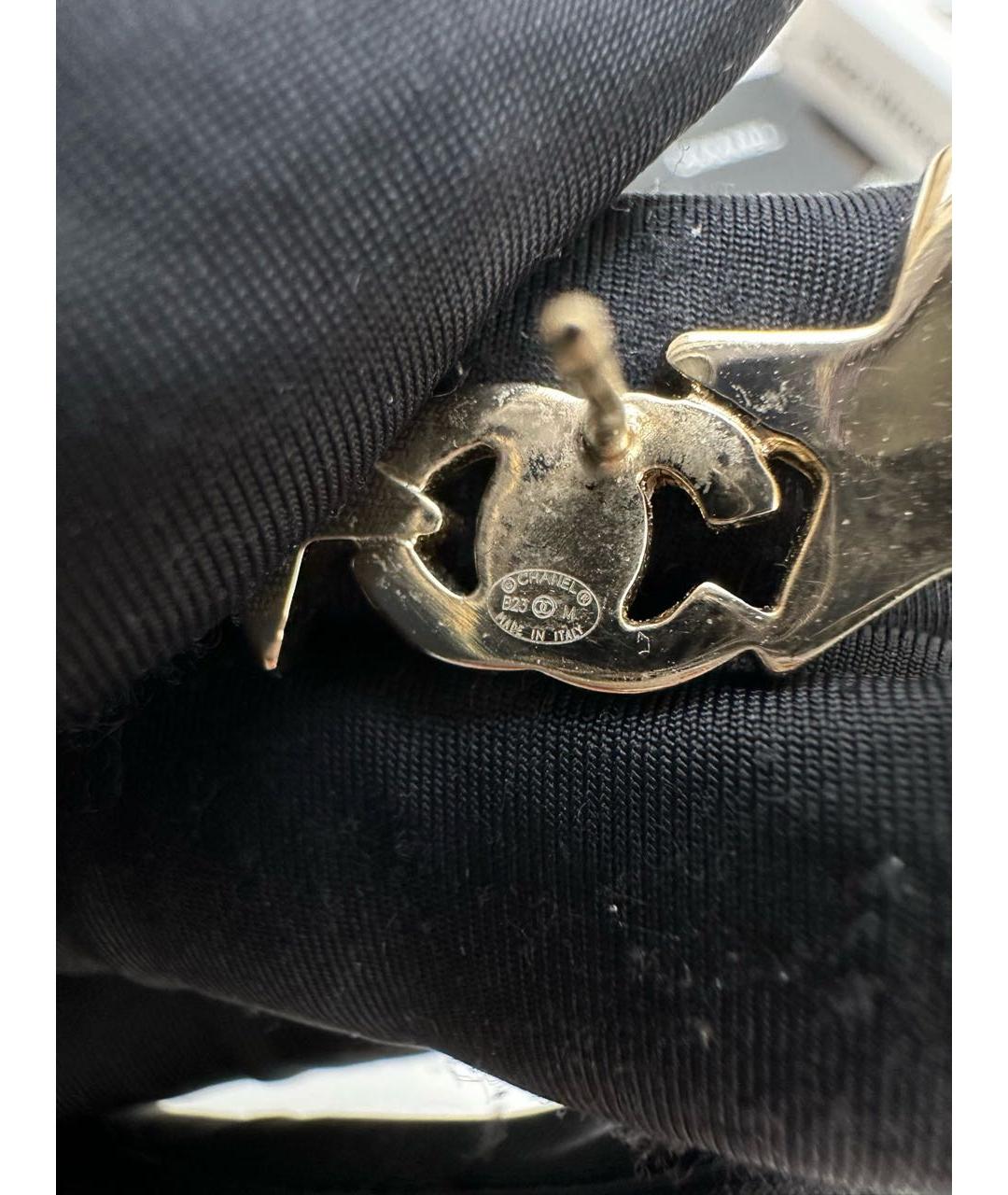 CHANEL Золотые серьги, фото 8