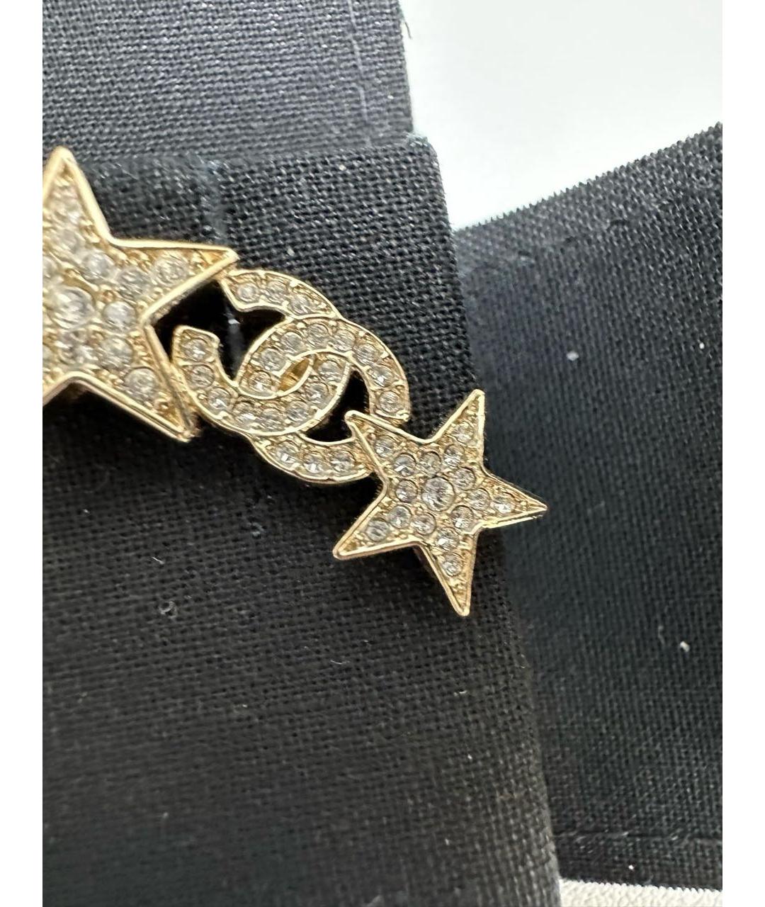 CHANEL Золотые серьги, фото 3