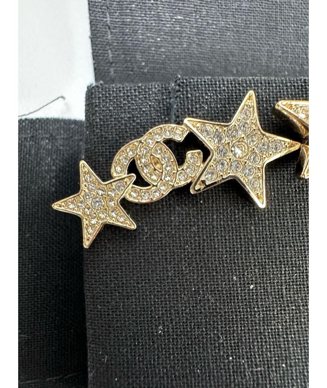 CHANEL Золотые серьги, фото 2