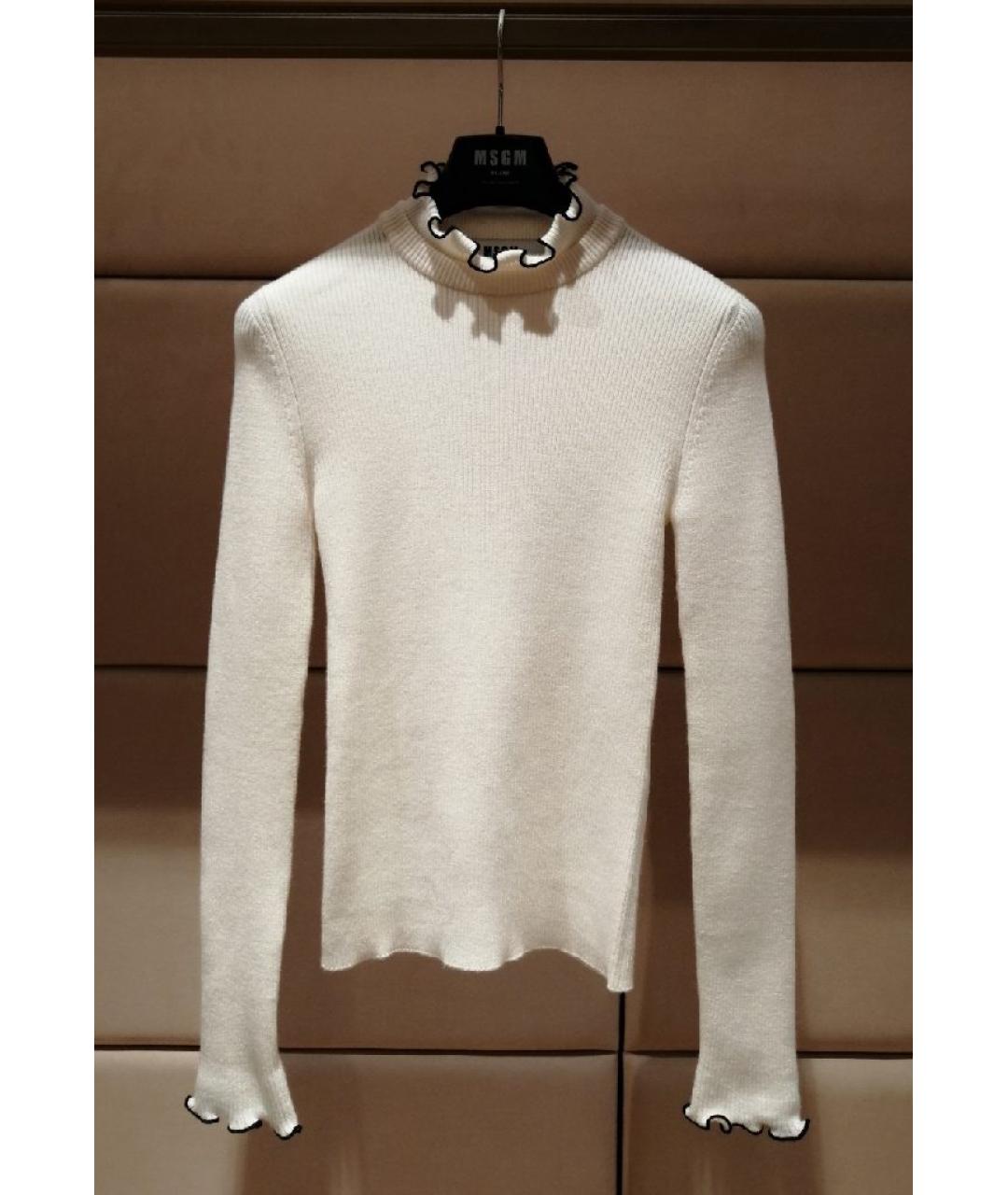 MSGM Белая водолазка, фото 3