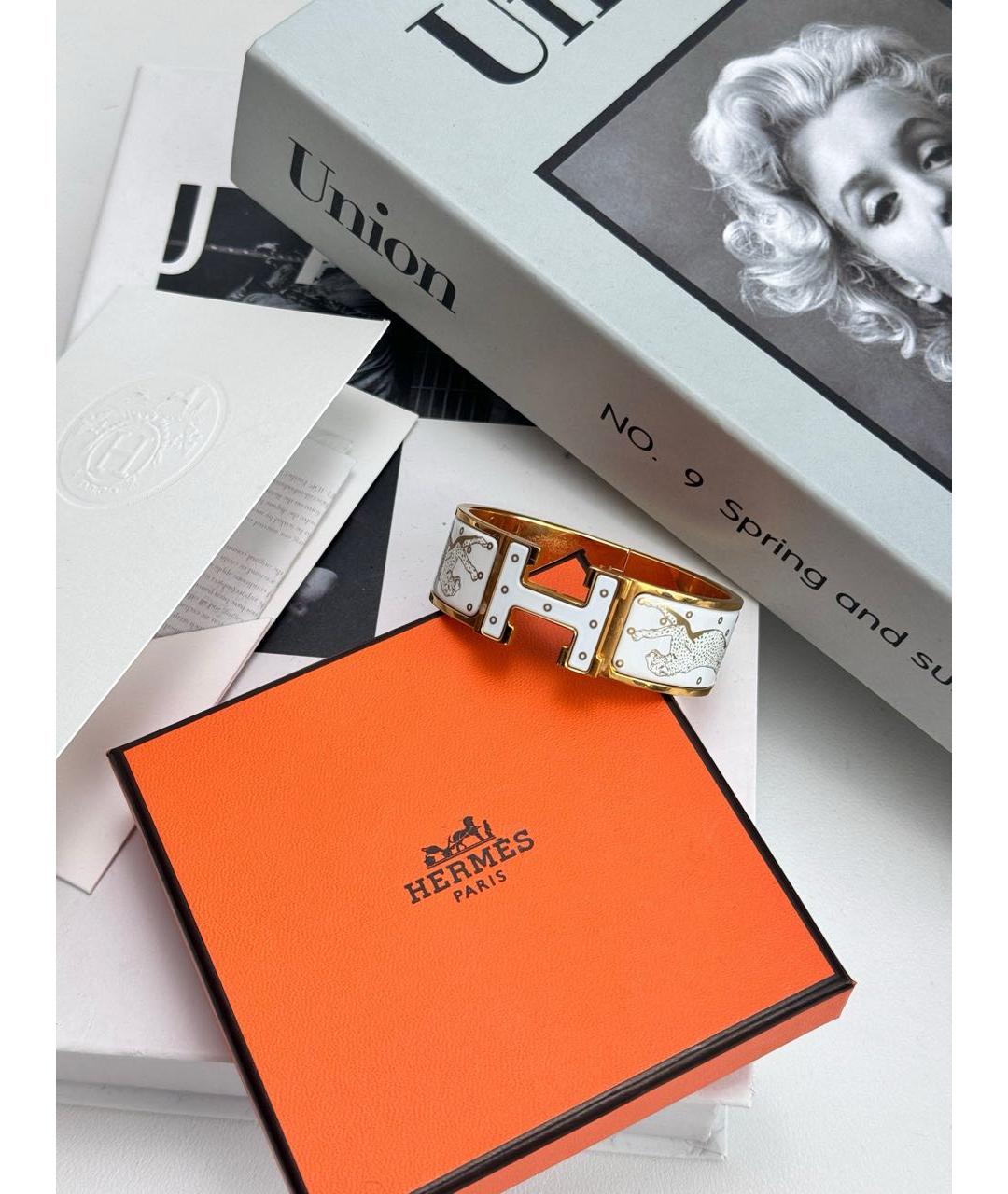 HERMES Золотой браслет, фото 9