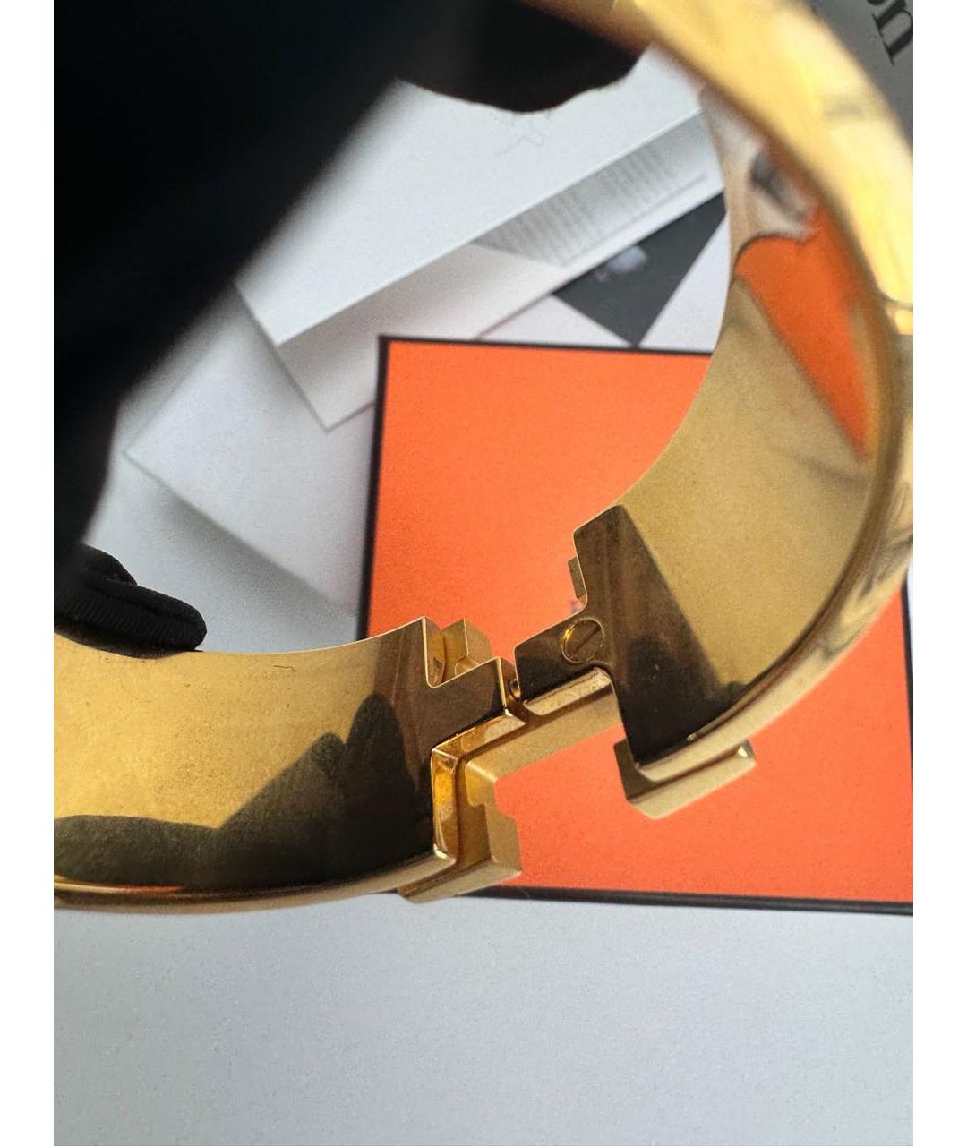 HERMES Золотой браслет, фото 7