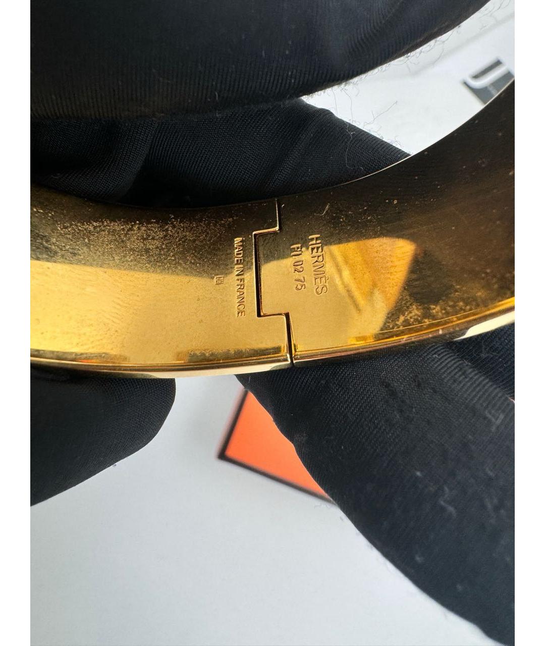 HERMES Золотой браслет, фото 8