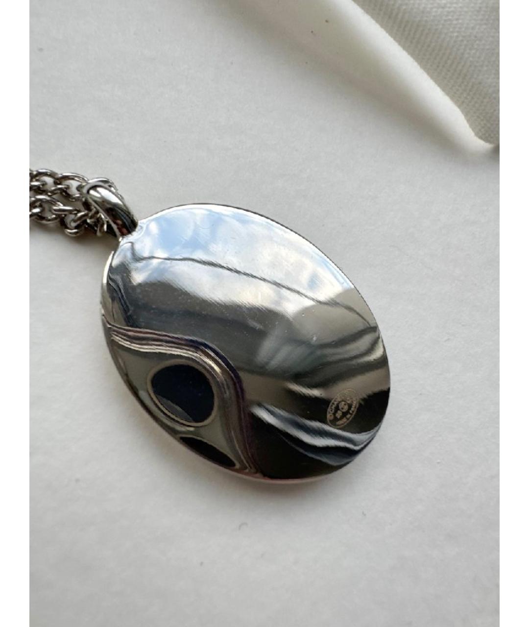 CHANEL Серебрянный металлический кулон, фото 7