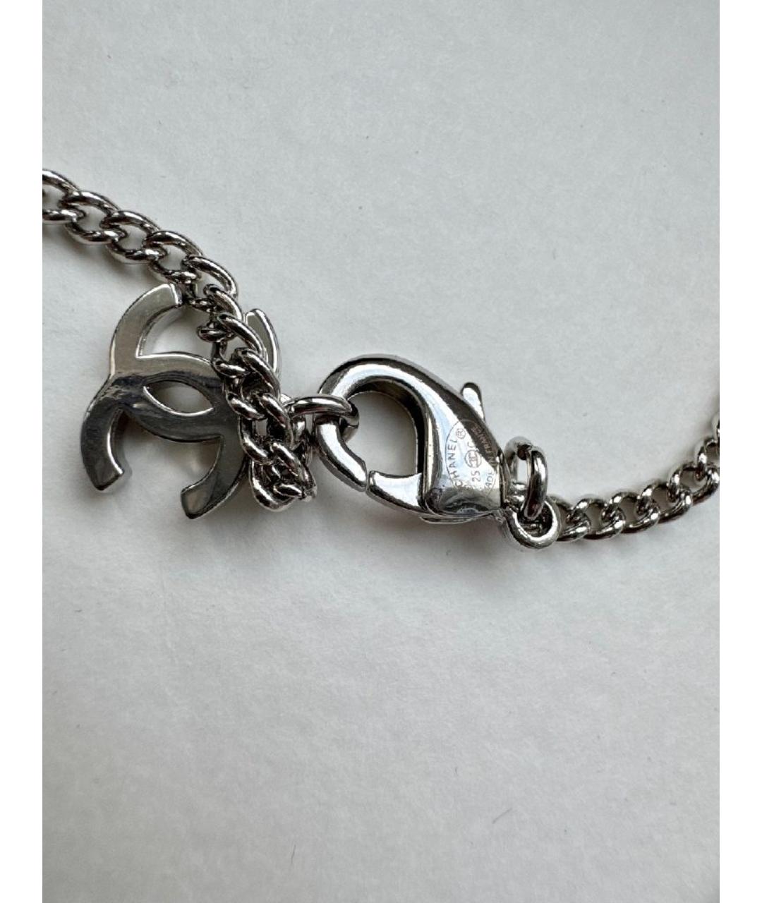 CHANEL Серебрянный металлический кулон, фото 6