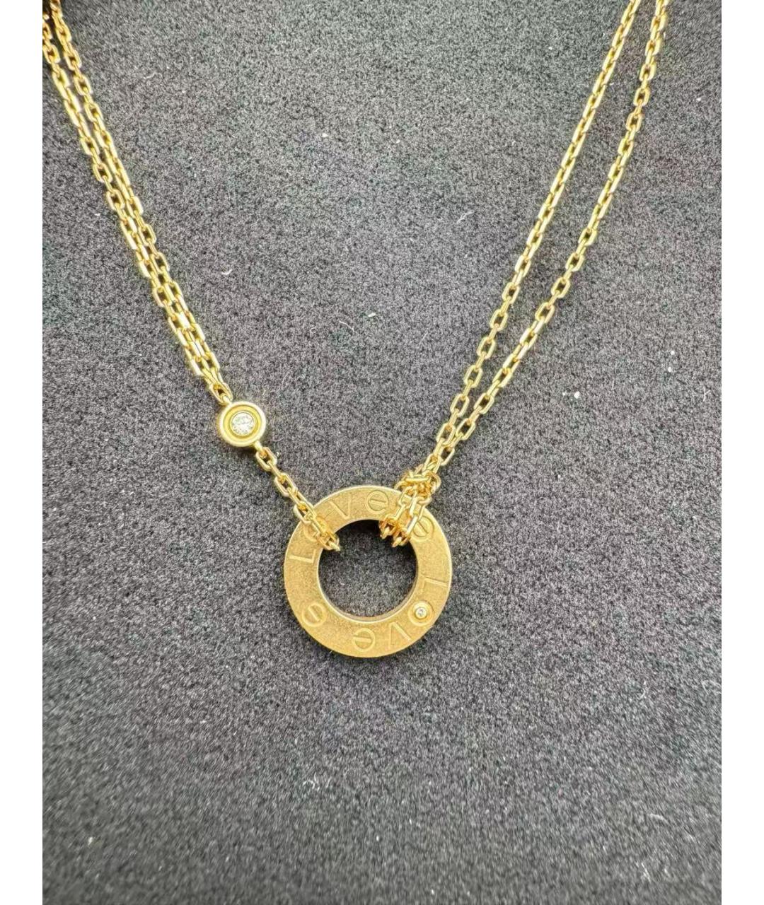 CARTIER Золотое колье, фото 3