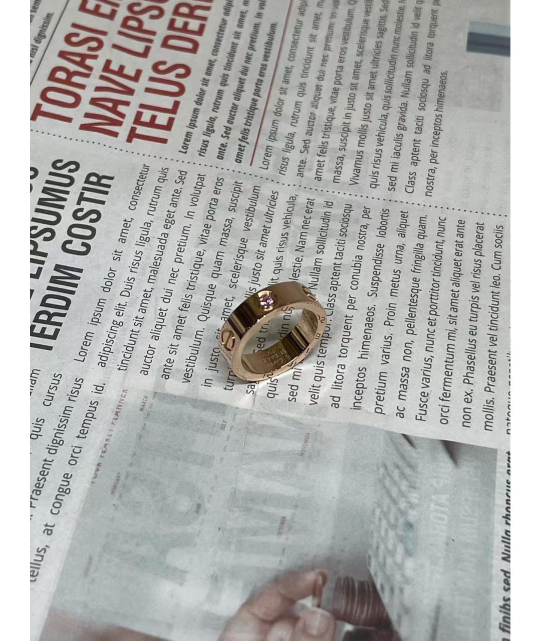 CARTIER Золотое кольцо, фото 4