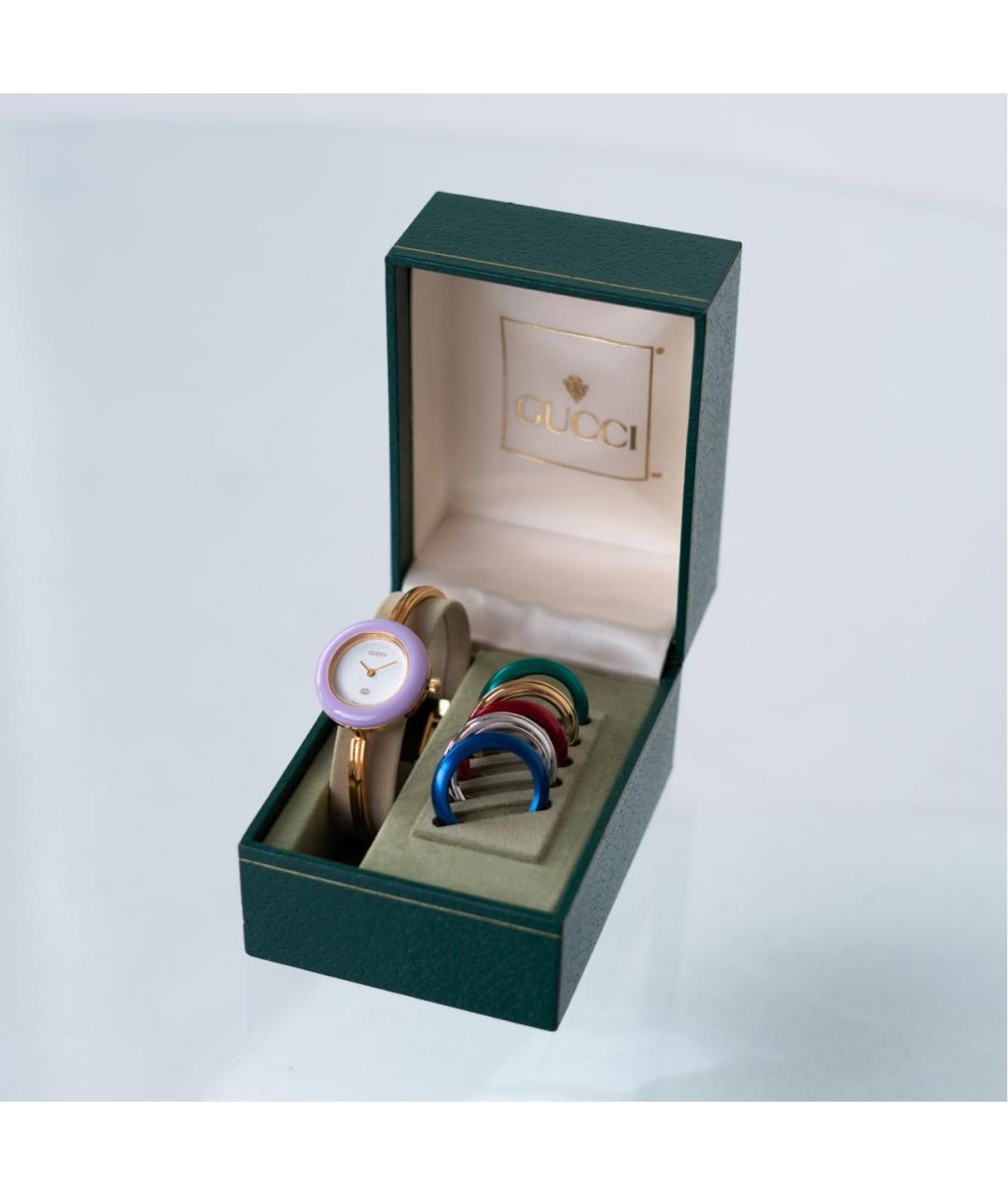 GUCCI Золотые позолоченные часы, фото 2