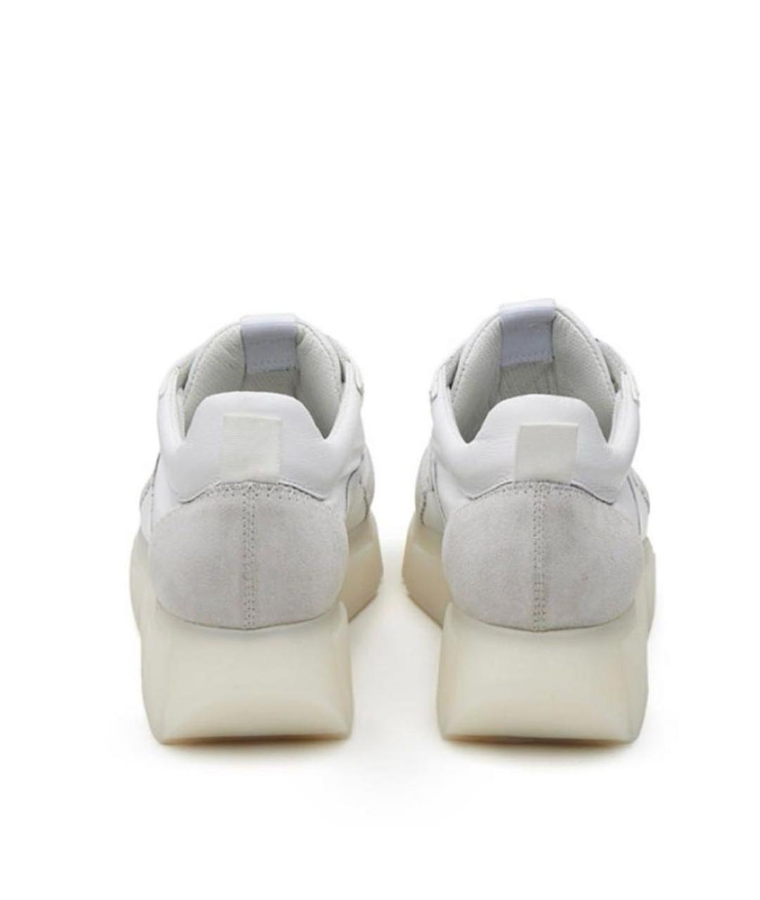 VIC MATIE Белые кожаные кроссовки, фото 4