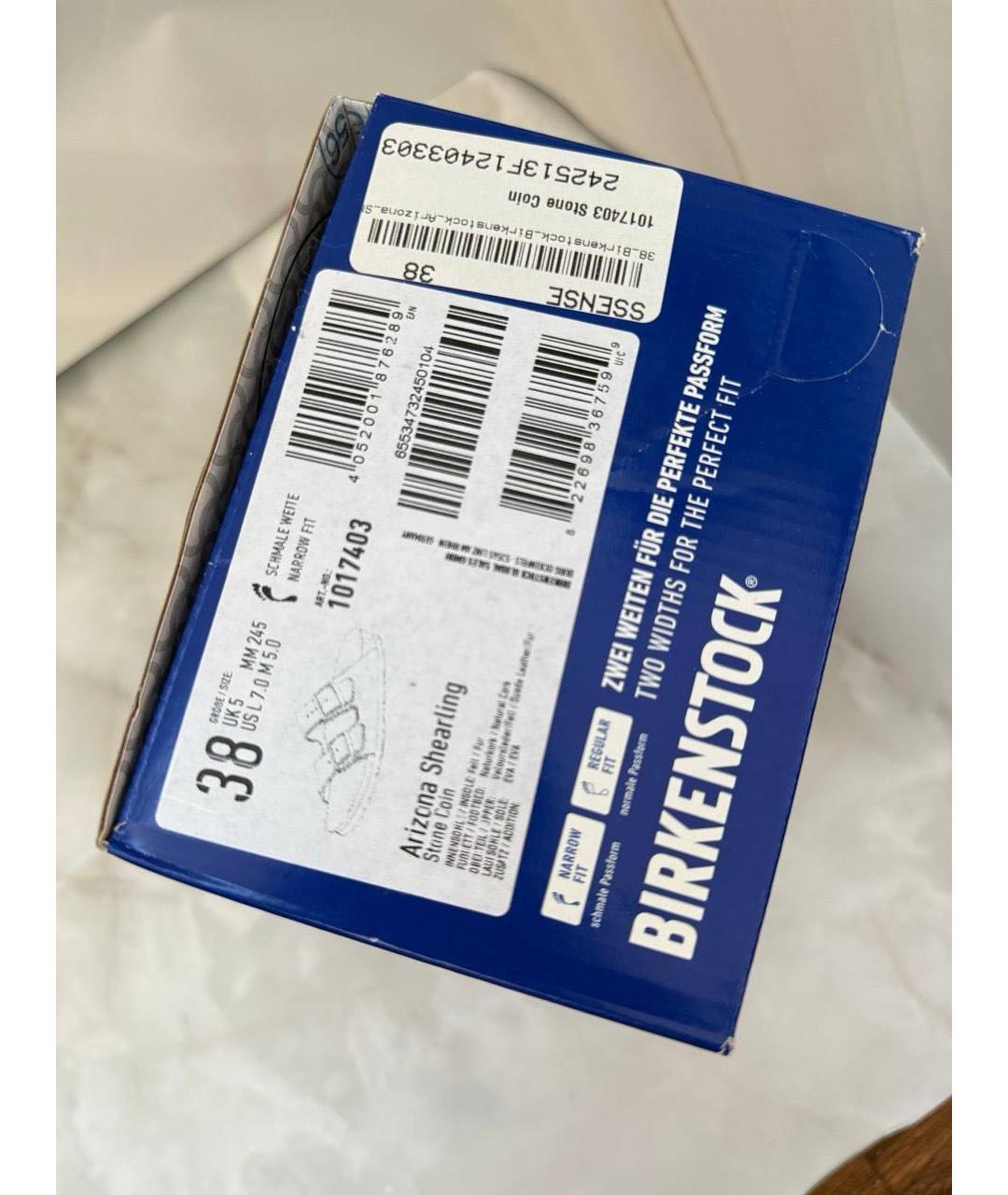 BIRKENSTOCK Серые замшевые мюли, фото 6