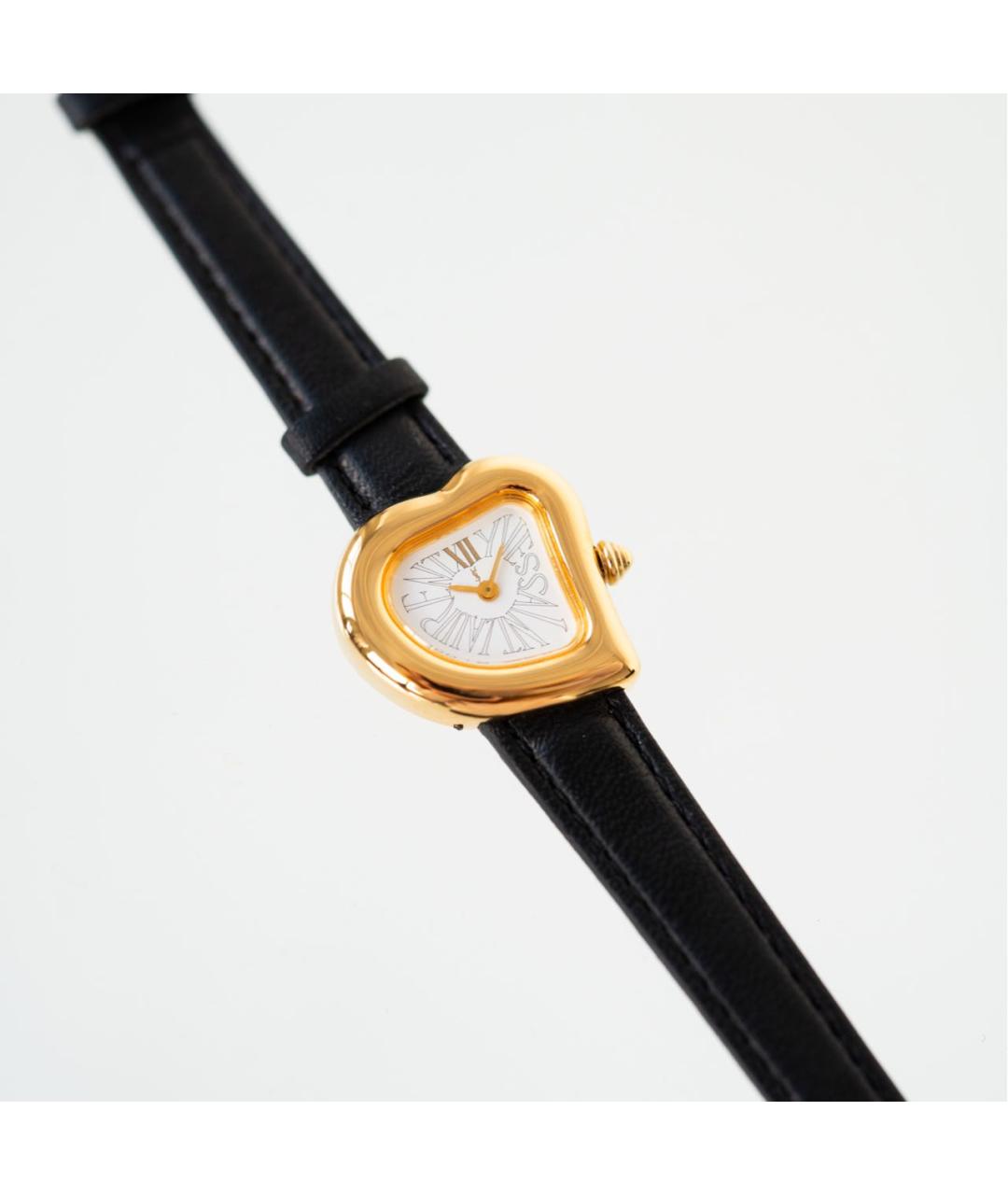 SAINT LAURENT Золотые позолоченные часы, фото 7