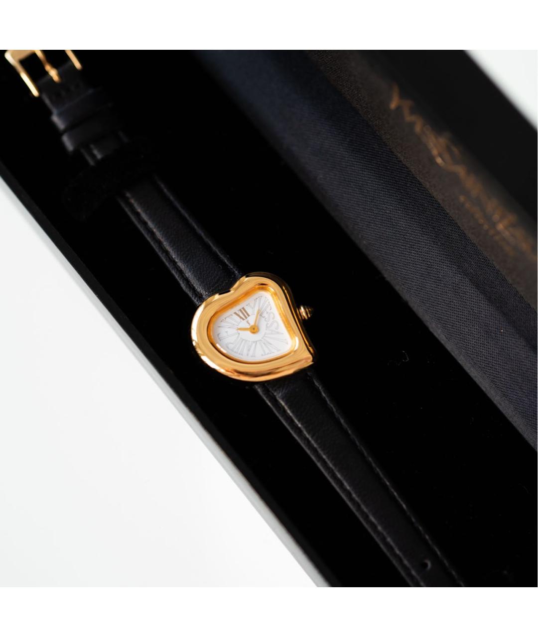 SAINT LAURENT Золотые позолоченные часы, фото 4