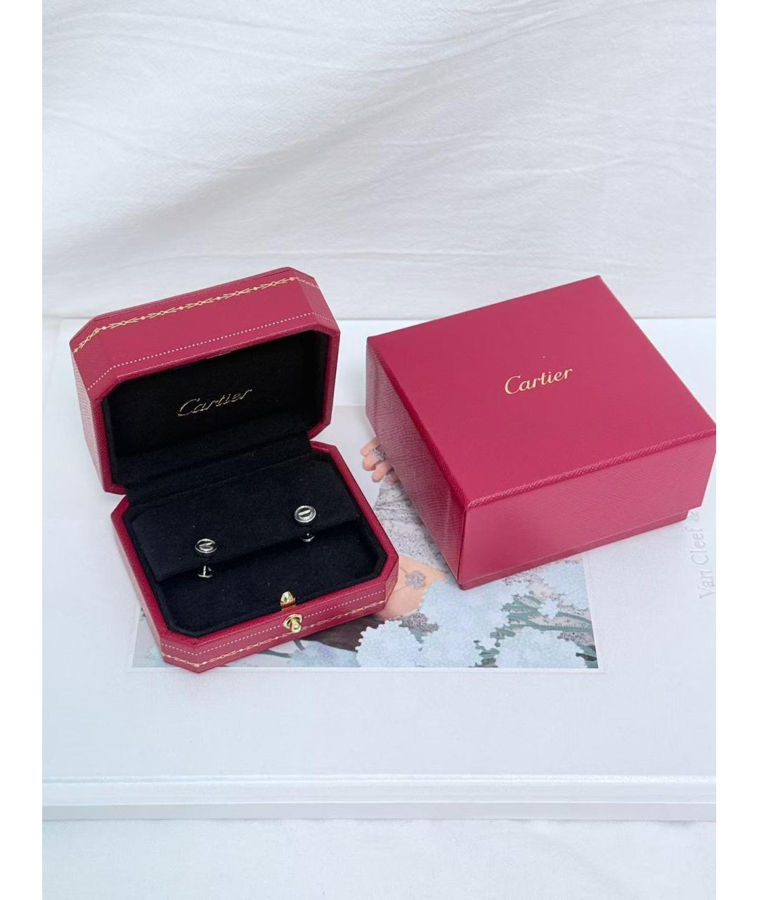 CARTIER Серебряные серьги, фото 2