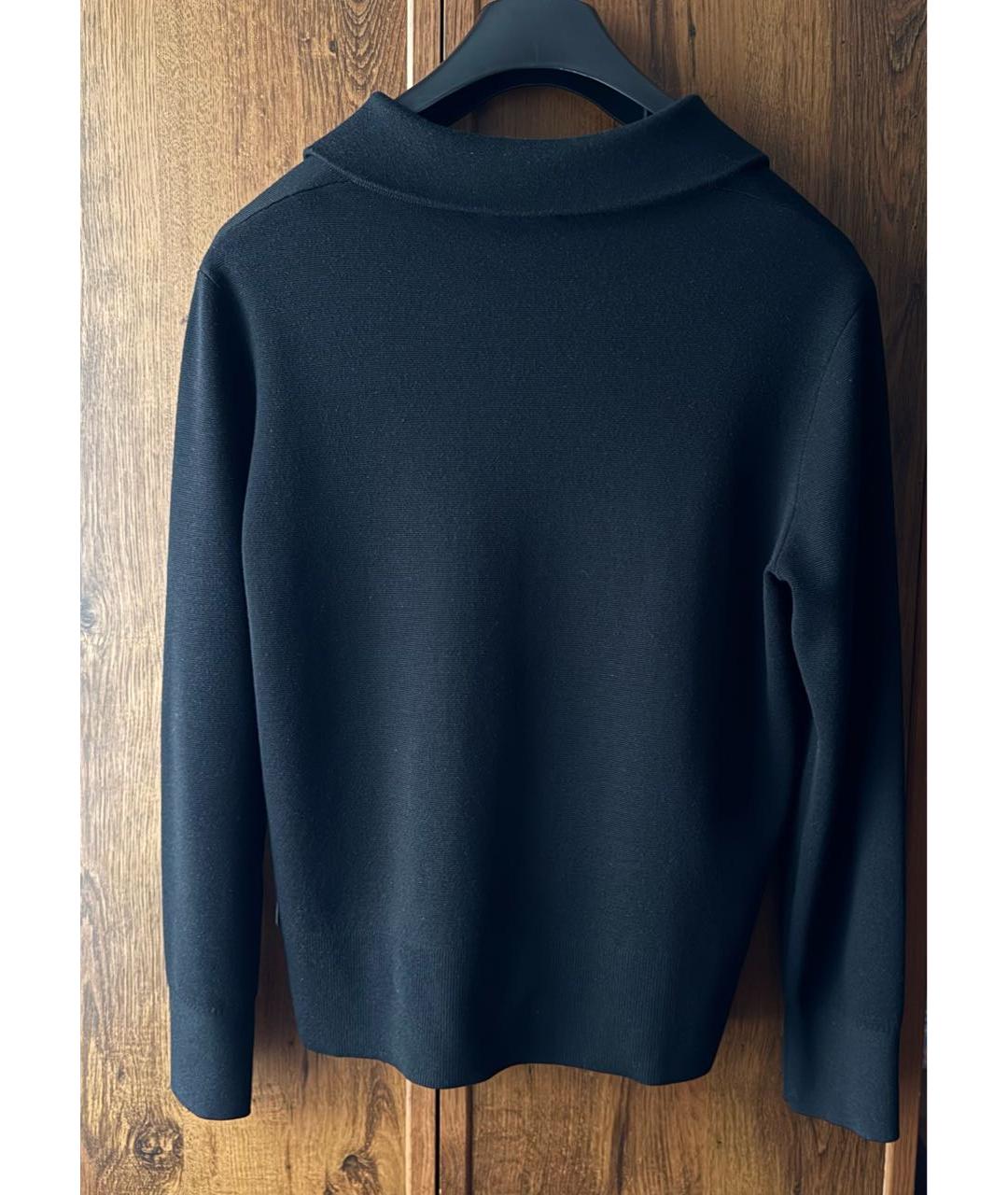 SANDRO Черный шерстяной кардиган, фото 2