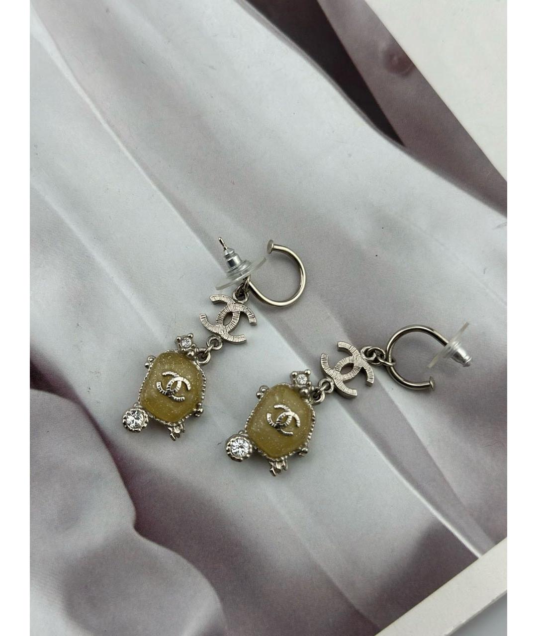 CHANEL Серебряные серьги, фото 9