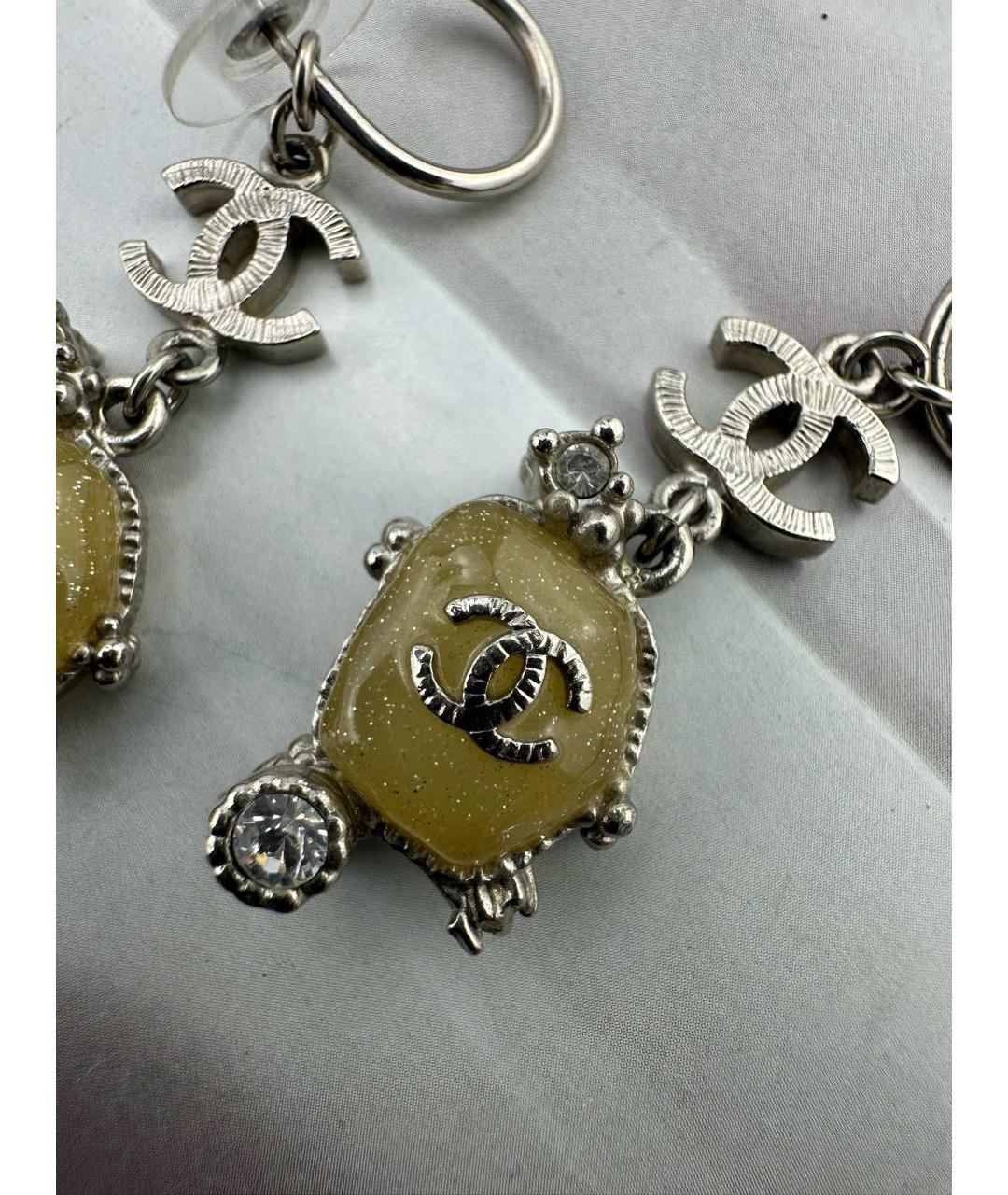 CHANEL Серебряные серьги, фото 3