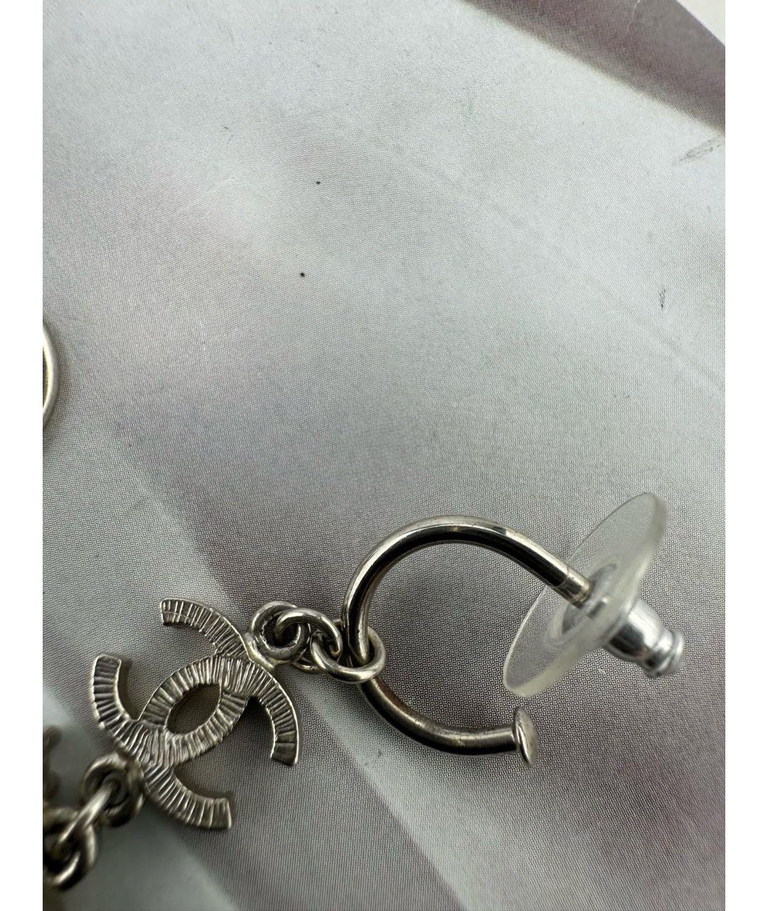 CHANEL Серебряные серьги, фото 5