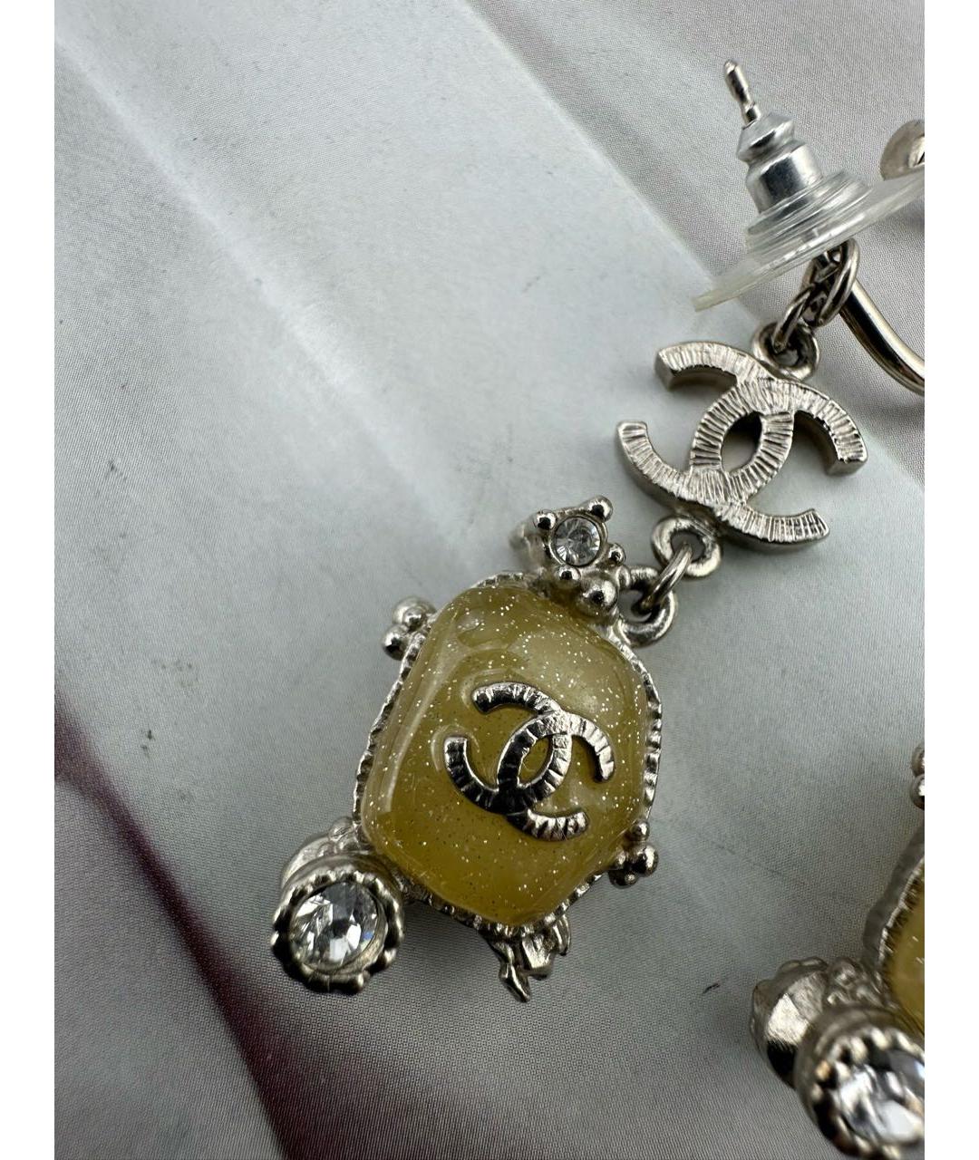 CHANEL Серебряные серьги, фото 2