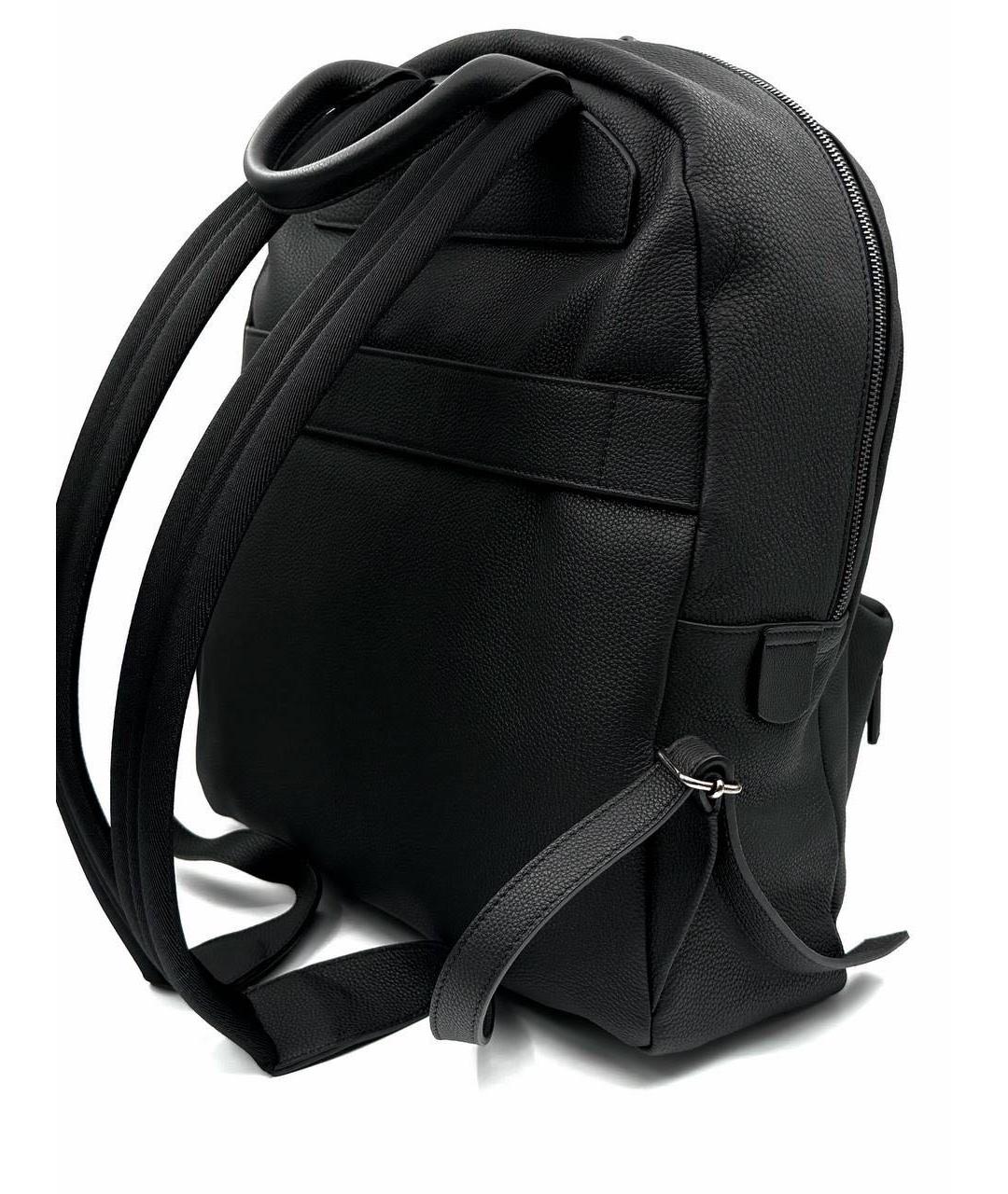 KITON Черный кожаный рюкзак, фото 3