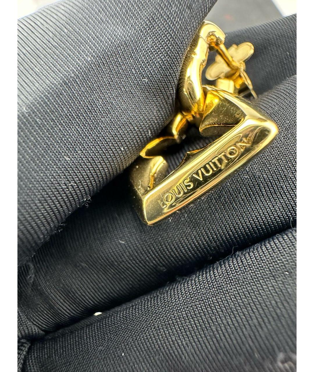 LOUIS VUITTON Золотые серьги, фото 8