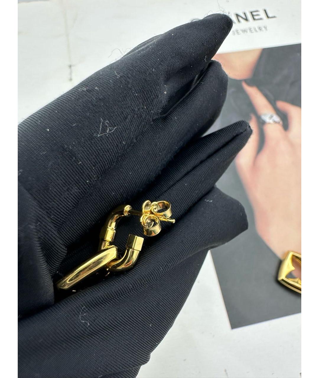 LOUIS VUITTON Золотые серьги, фото 7