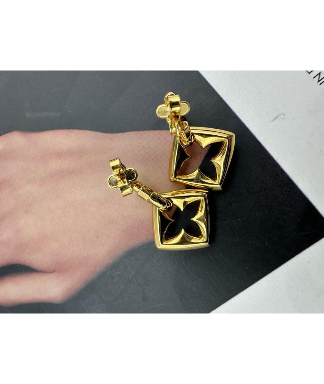 LOUIS VUITTON Золотые серьги, фото 3