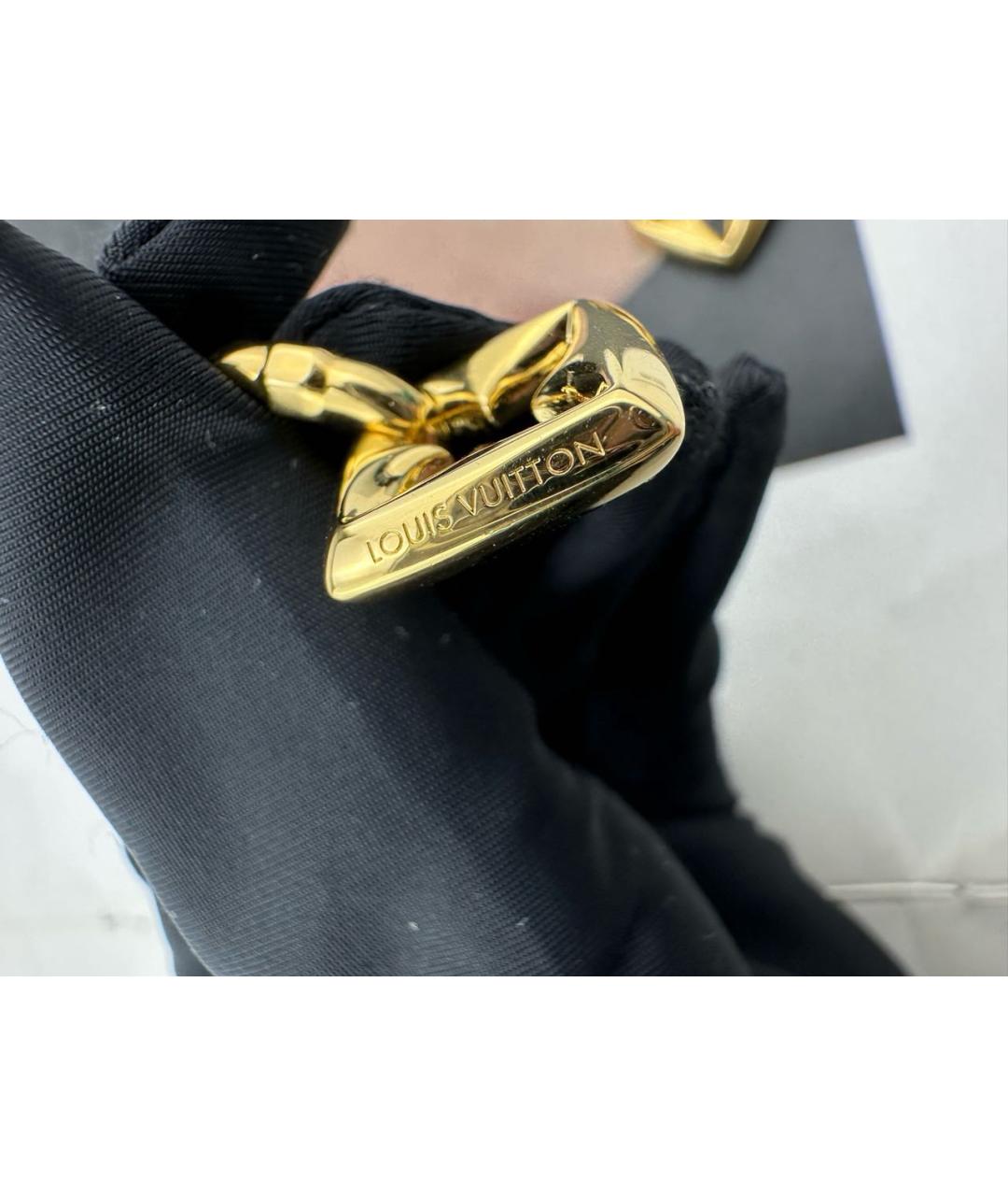 LOUIS VUITTON Золотые серьги, фото 2