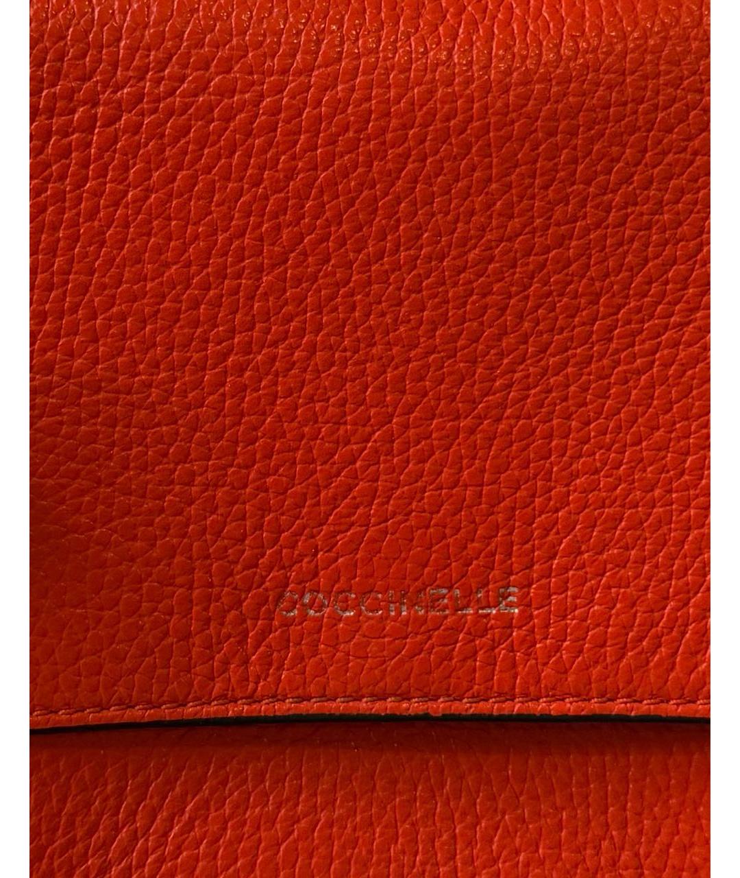 COCCINELLE Красная кожаная сумка через плечо, фото 4