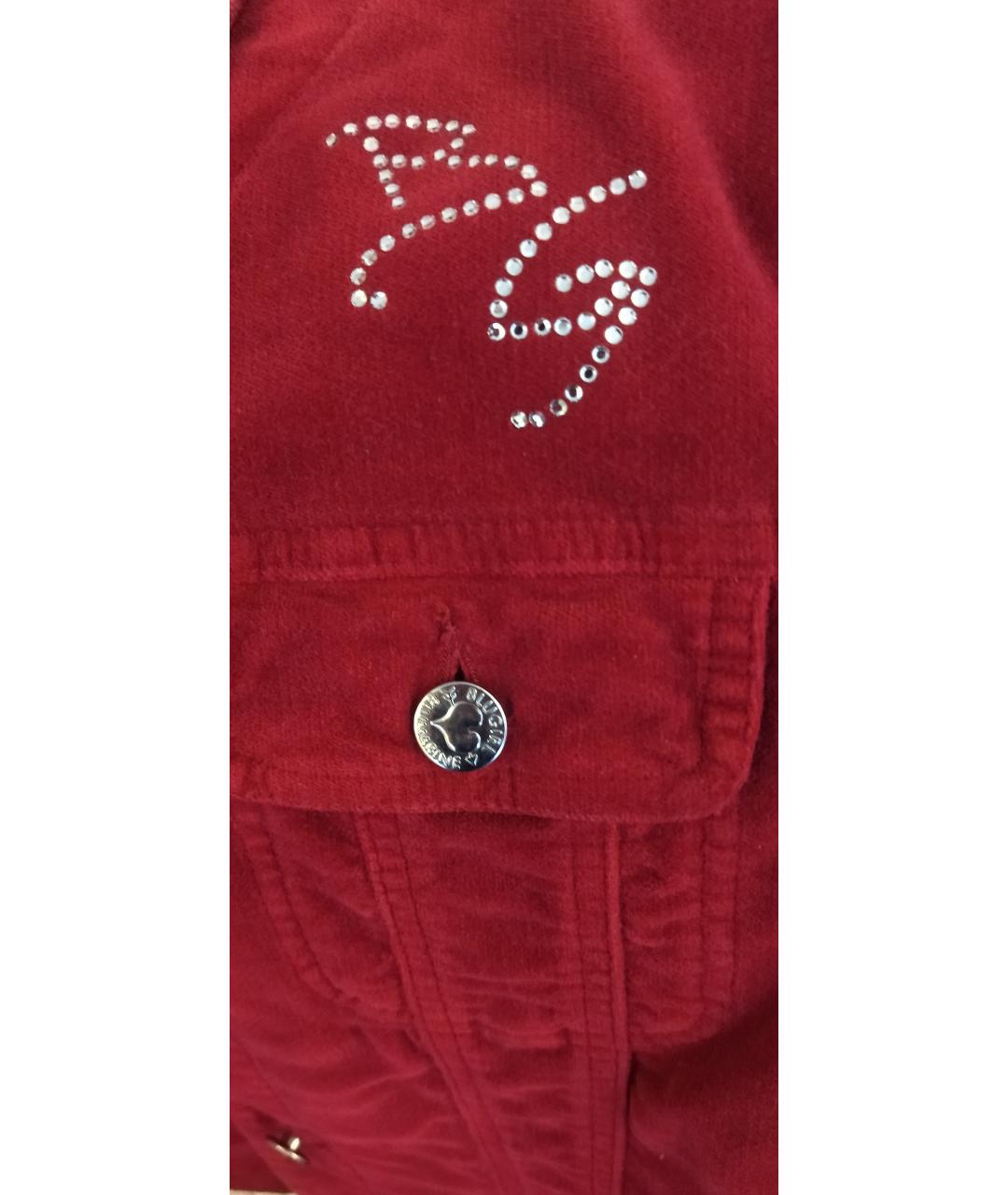 BLUMARINE Фуксия хлопко-эластановый костюм с брюками, фото 4