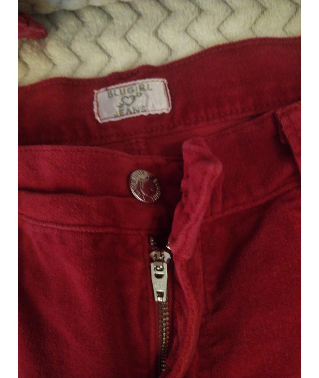 BLUMARINE Фуксия хлопко-эластановый костюм с брюками, фото 7