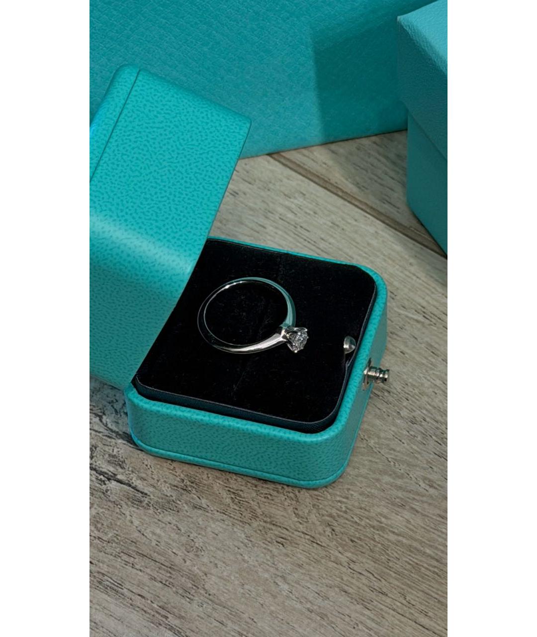 TIFFANY&CO Серебряное платиновое кольцо, фото 4