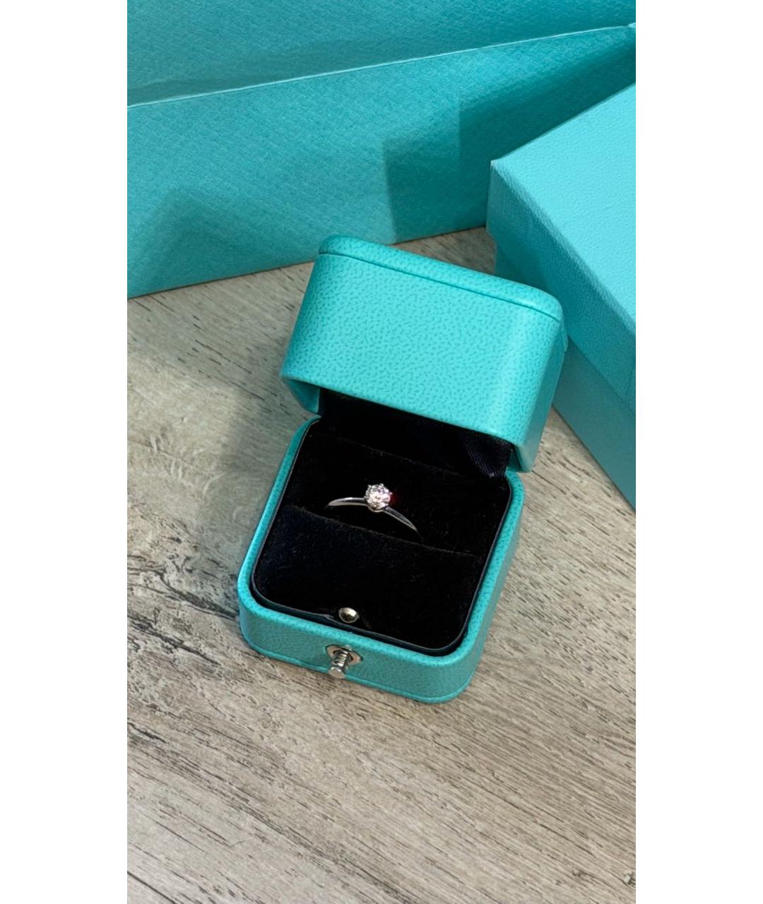 TIFFANY&CO Серебряное платиновое кольцо, фото 2