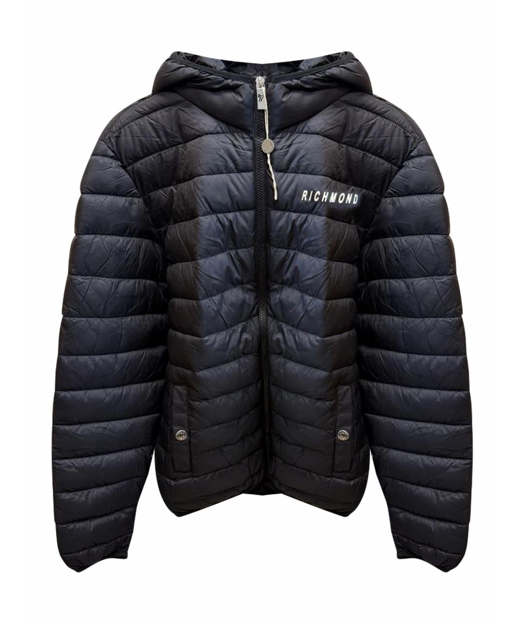 JOHN RICHMOND Черная полиамидовая куртка, фото 1
