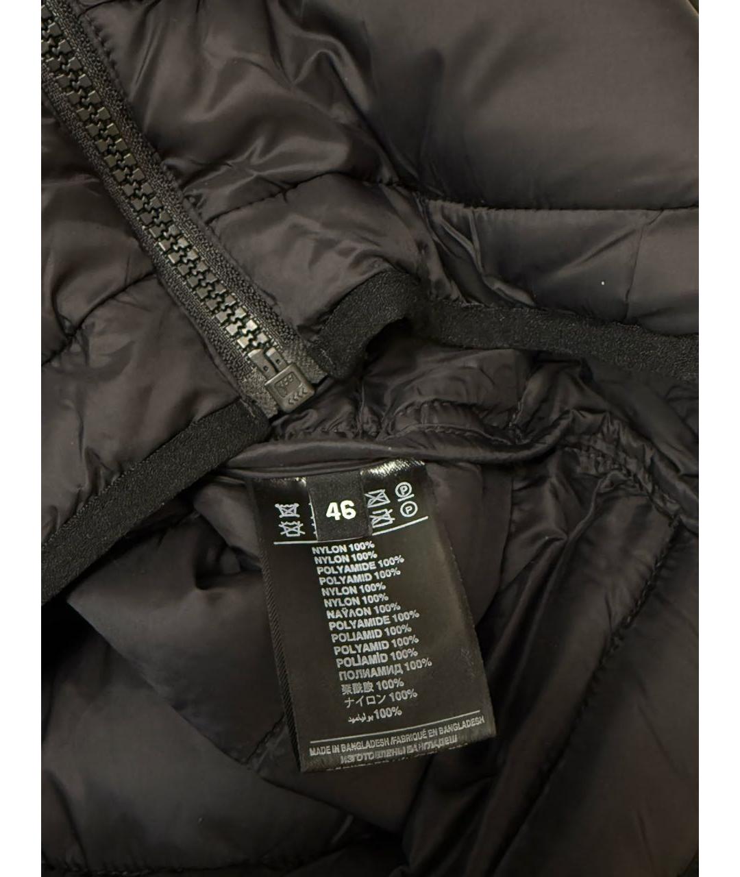 JOHN RICHMOND Черная полиамидовая куртка, фото 4