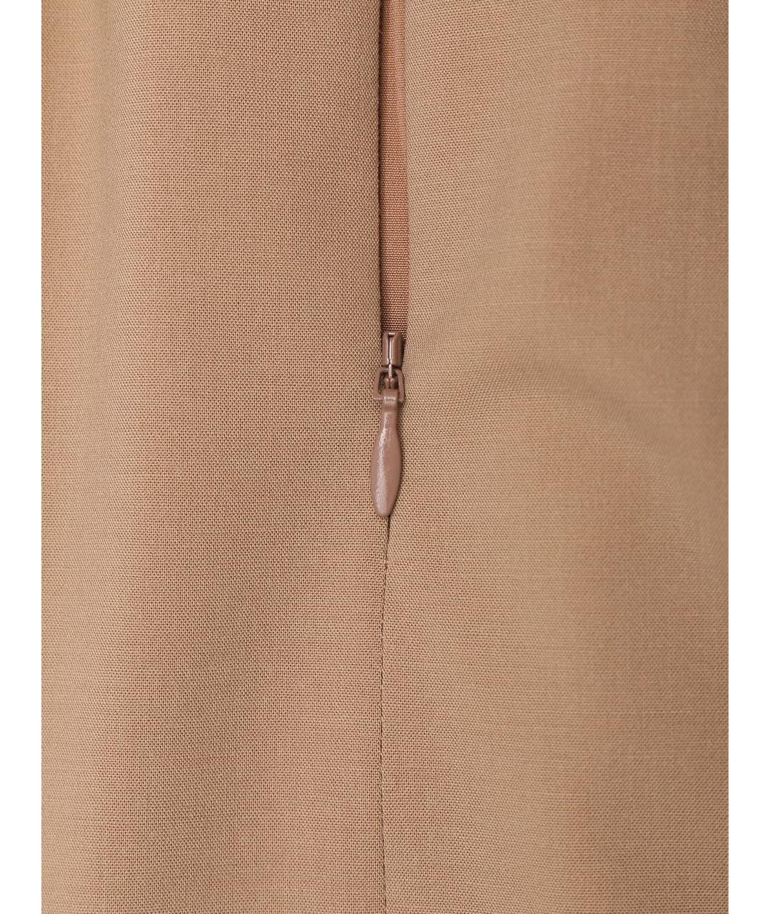 MAX MARA Бежевый шерстяной костюм с юбками, фото 8