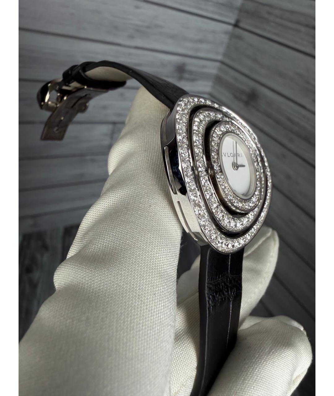 BVLGARI Белые часы из белого золота, фото 5