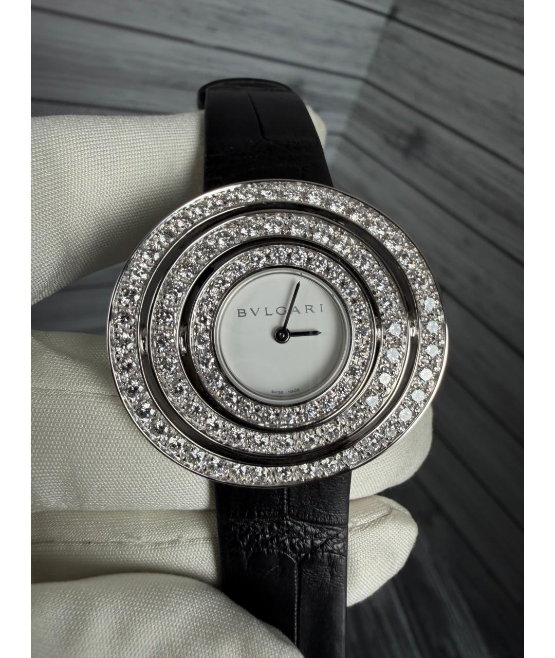 BVLGARI Белые часы из белого золота, фото 3