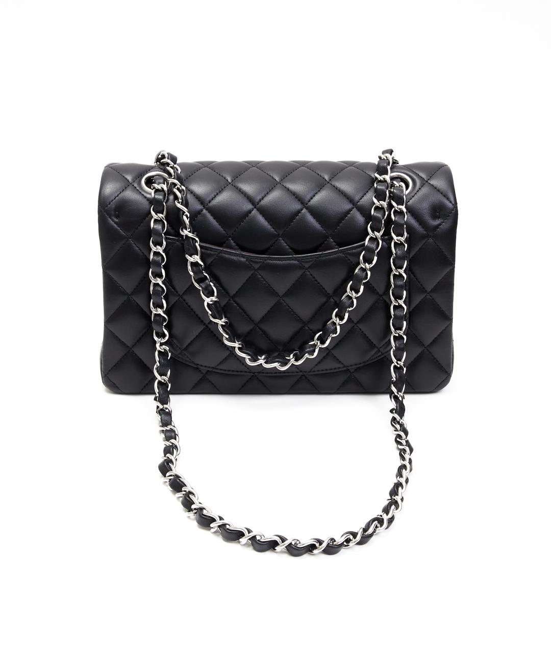 CHANEL Черная кожаная сумка через плечо, фото 3