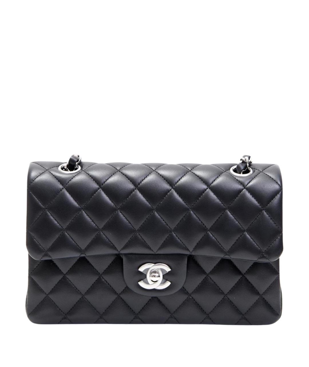 CHANEL Черная кожаная сумка через плечо, фото 1