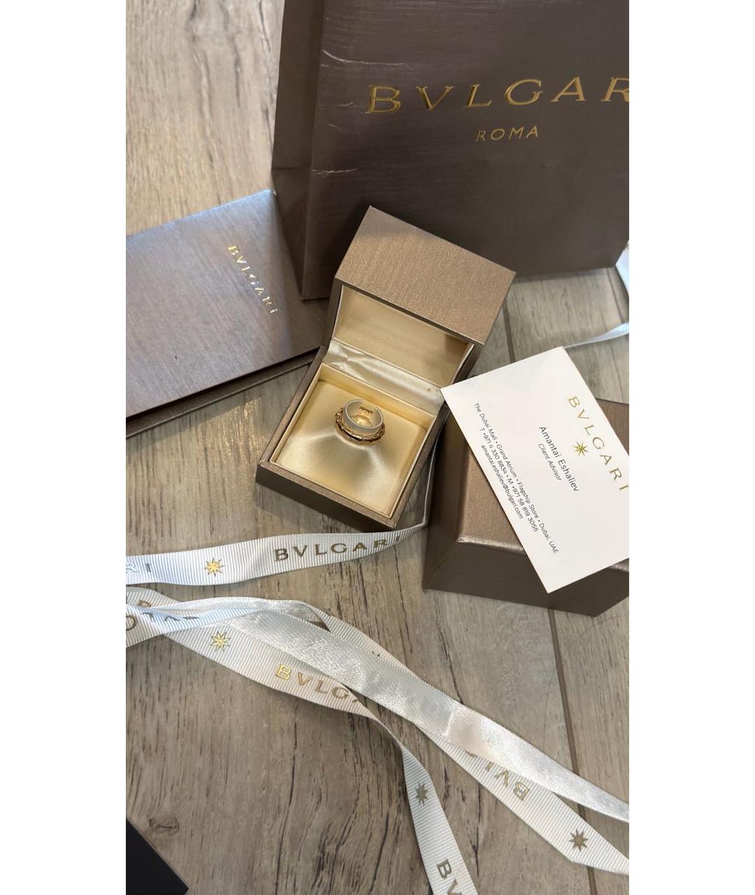 BVLGARI Золотое кольцо из розового золота, фото 3