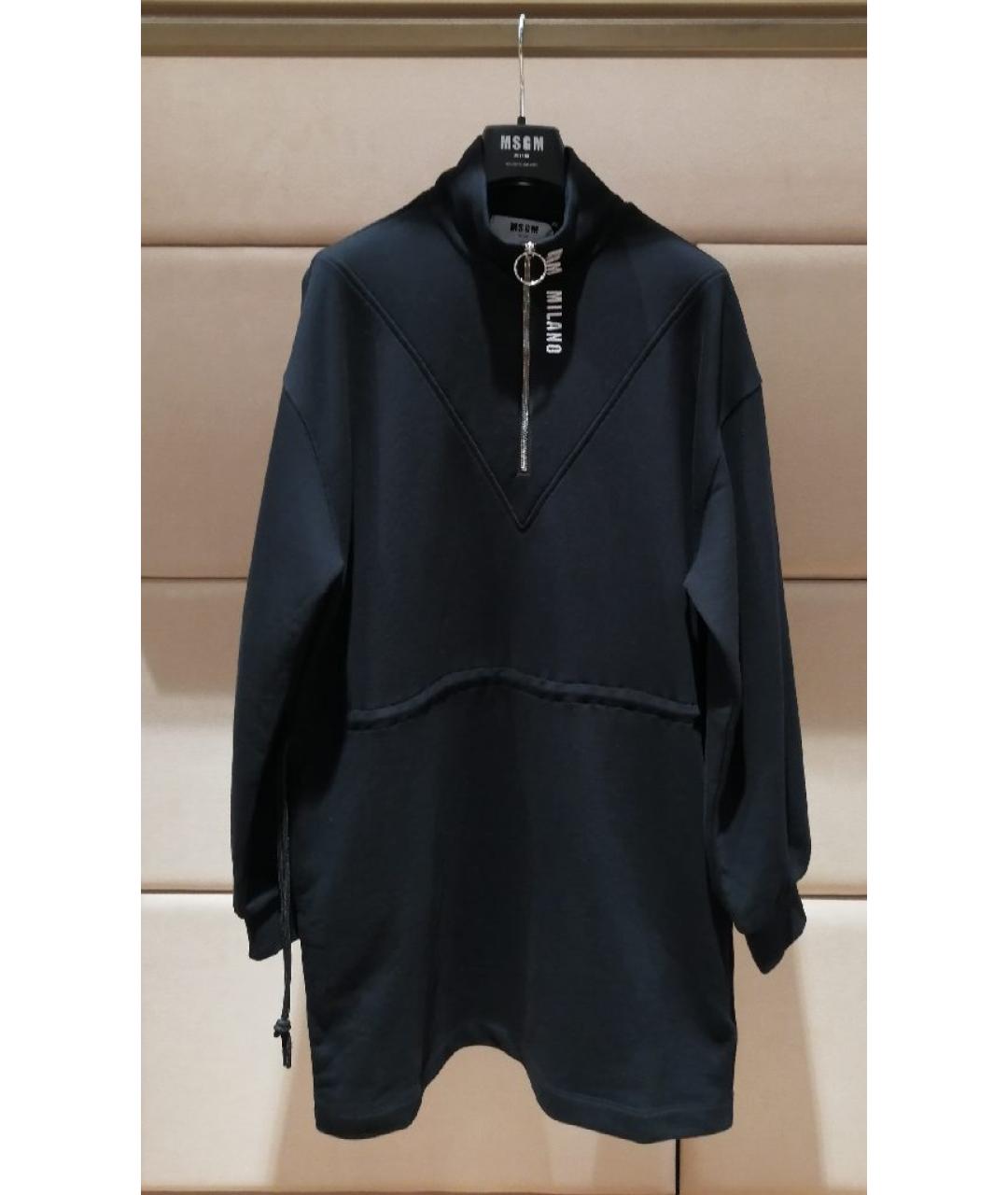 MSGM Черное повседневное платье, фото 3