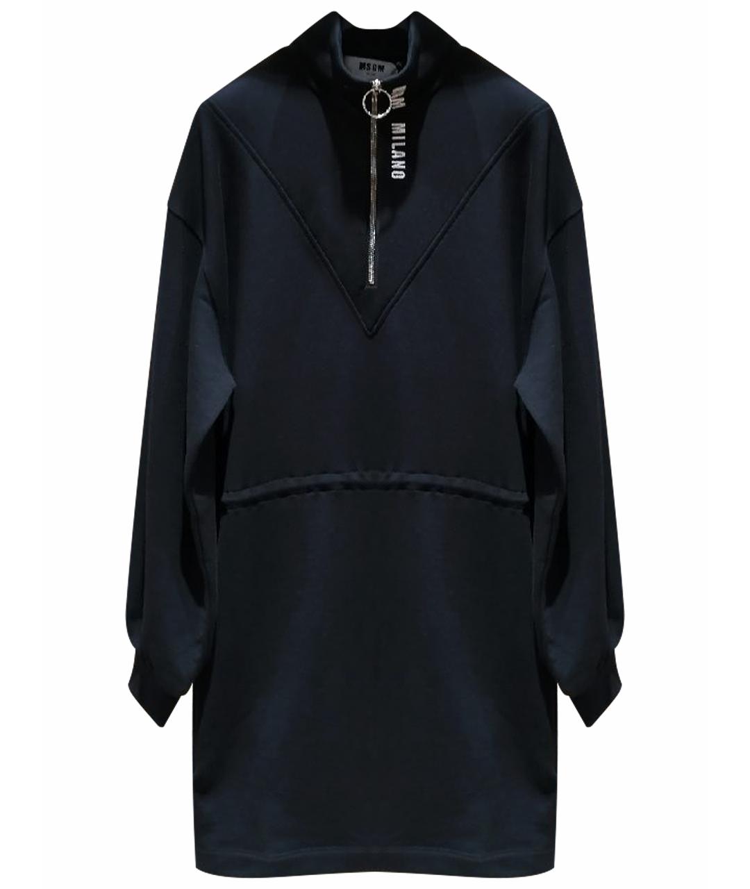 MSGM Черное повседневное платье, фото 1
