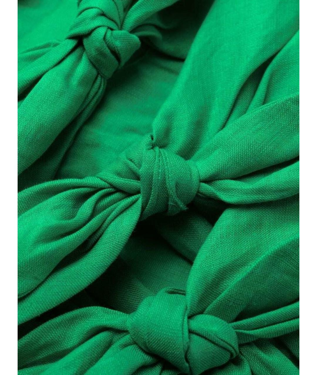 ZIMMERMANN Зеленые коктейльное платье, фото 5